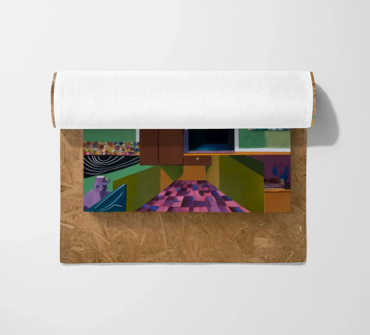 Patchwork Art Vista telo mare da Opal Strokes