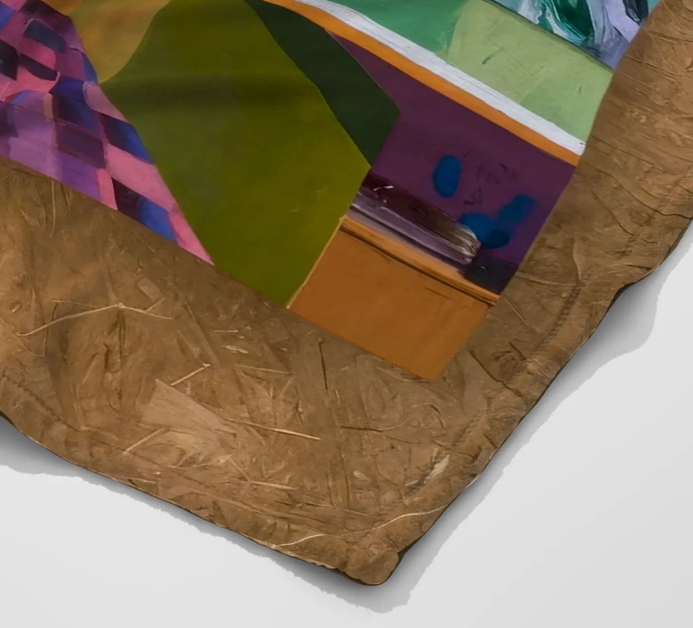 Patchwork Art Vista coperta in pile da Opal Strokes