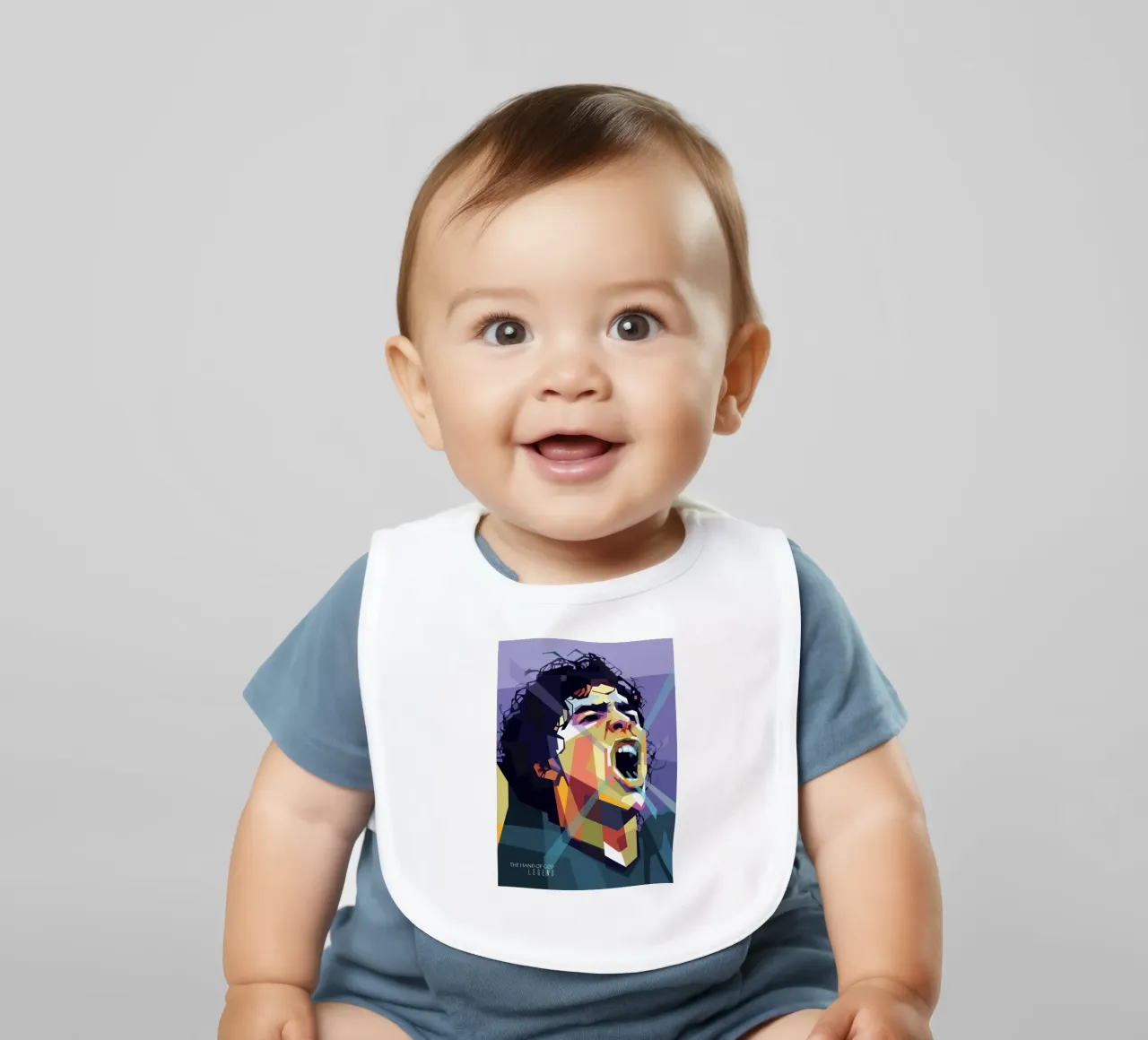 The Hand of God baby bib by Alkahfsmart