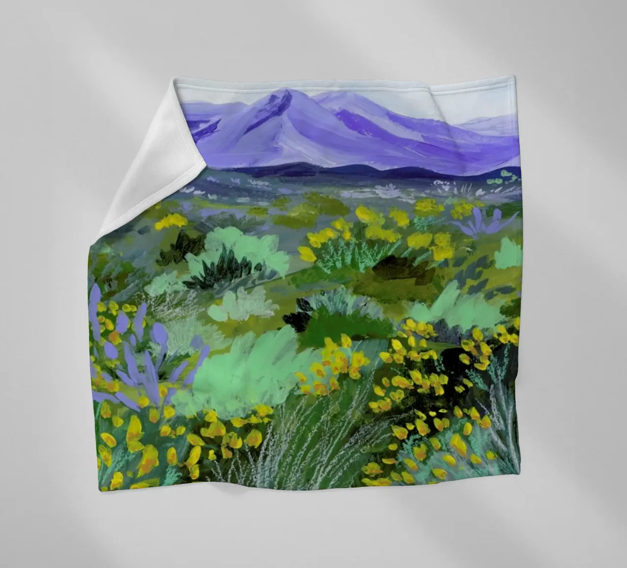 Blue Valley Fleecedecke von Sarah Gesek