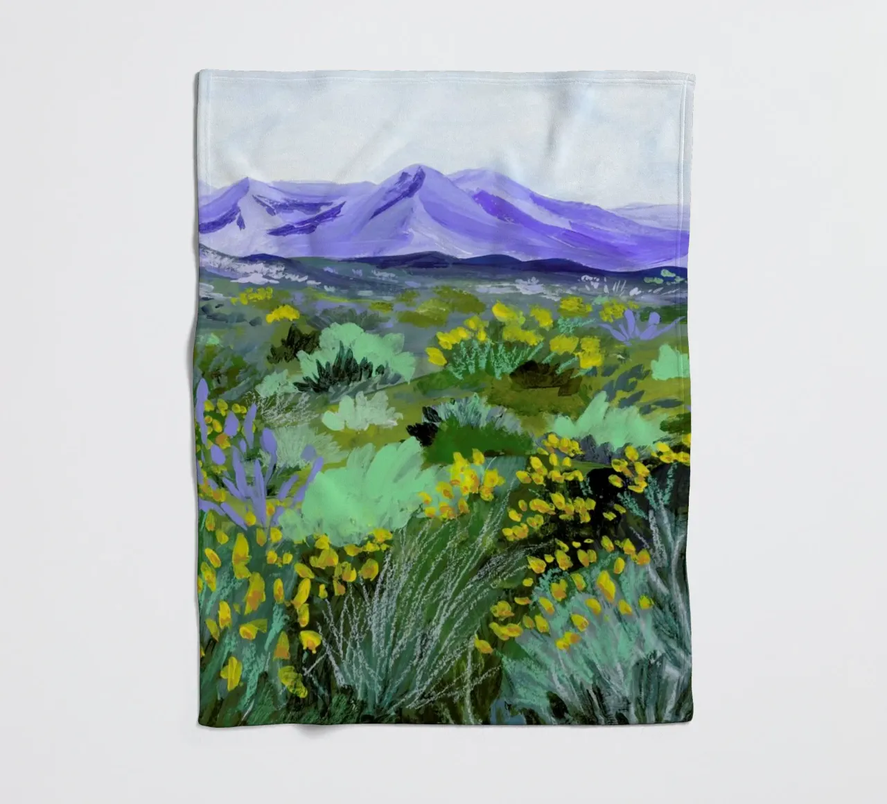 Blue Valley Fleecedecke von Sarah Gesek