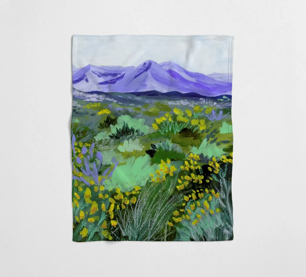 Blue Valley Fleecedecke von Sarah Gesek