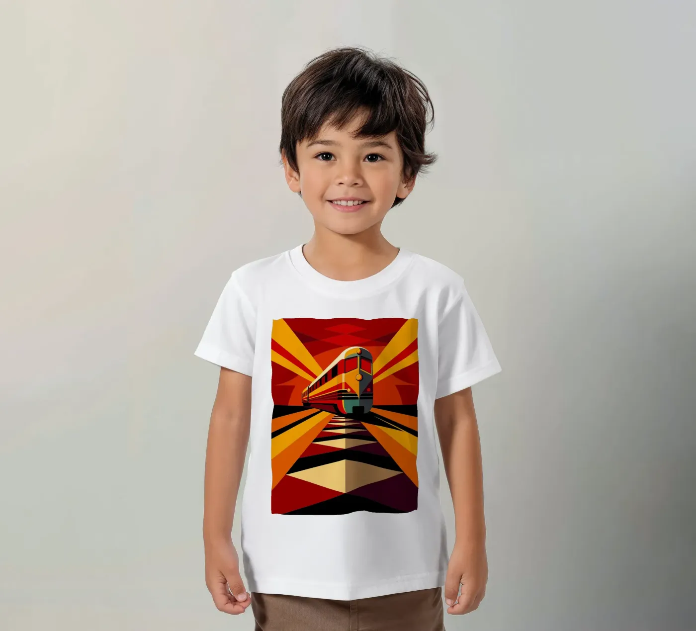 monorail vector kinder t-shirt van Elfath