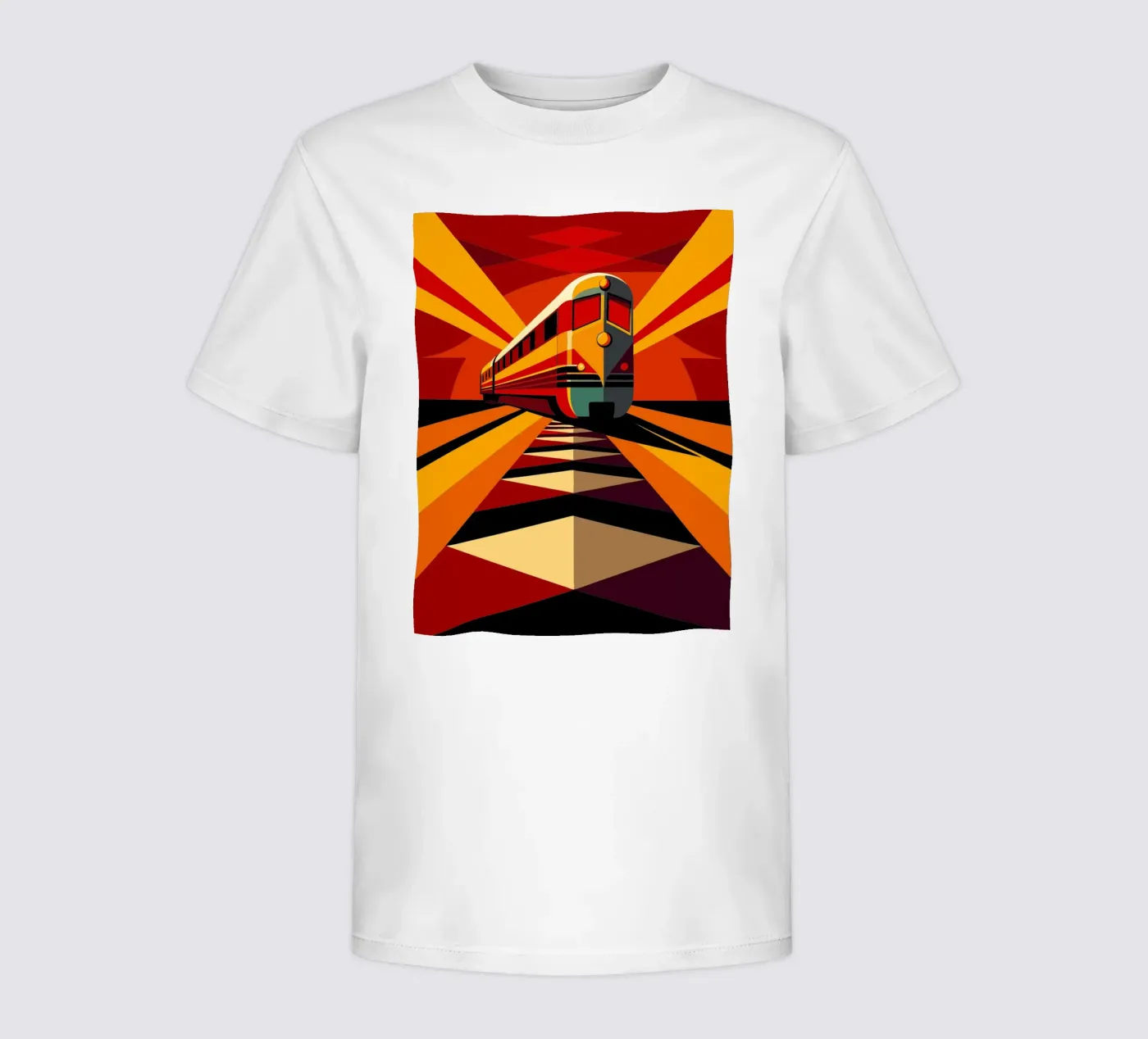 monorail vector kinder t-shirt van Elfath