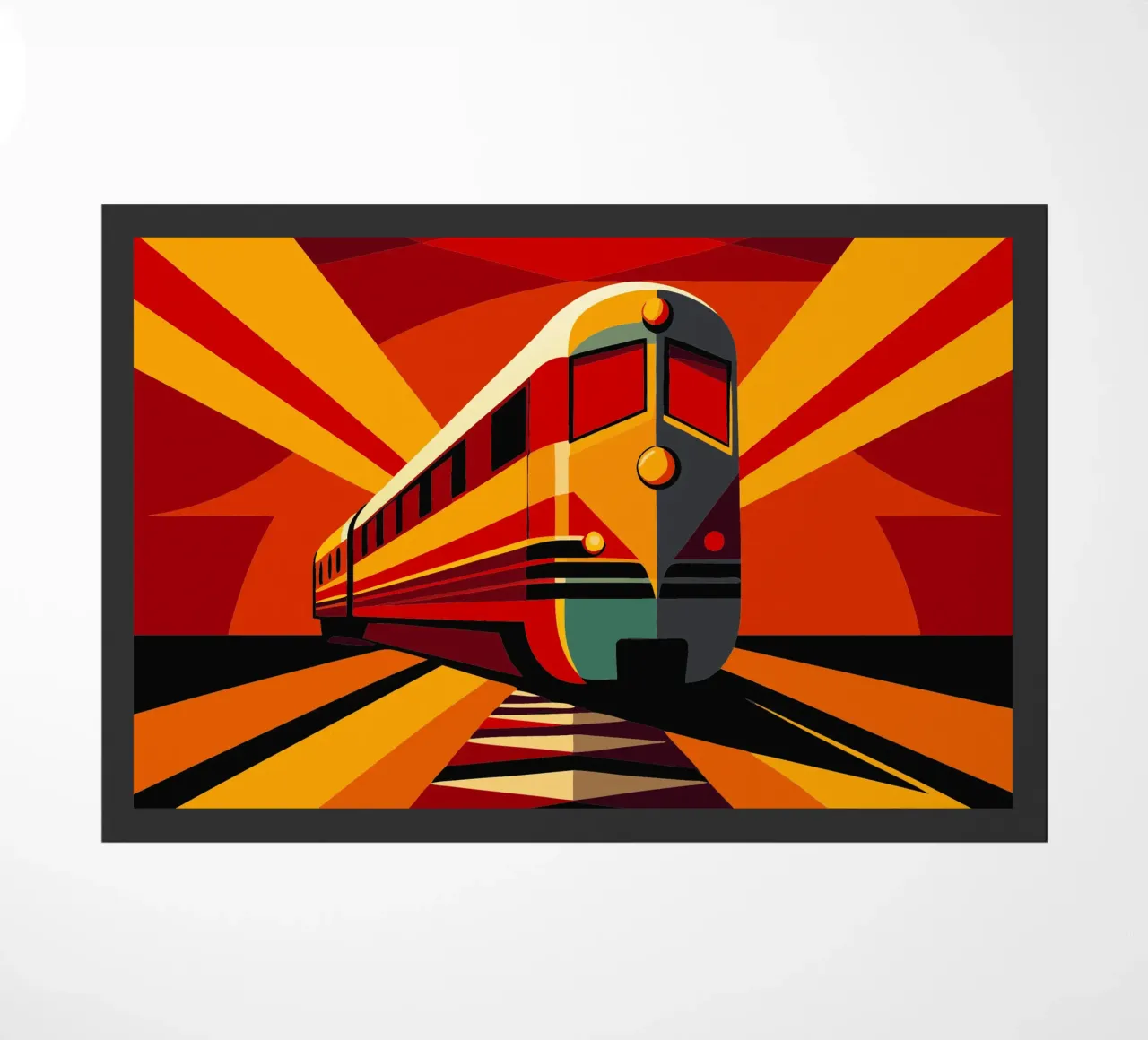 monorail vector deurmat van Elfath