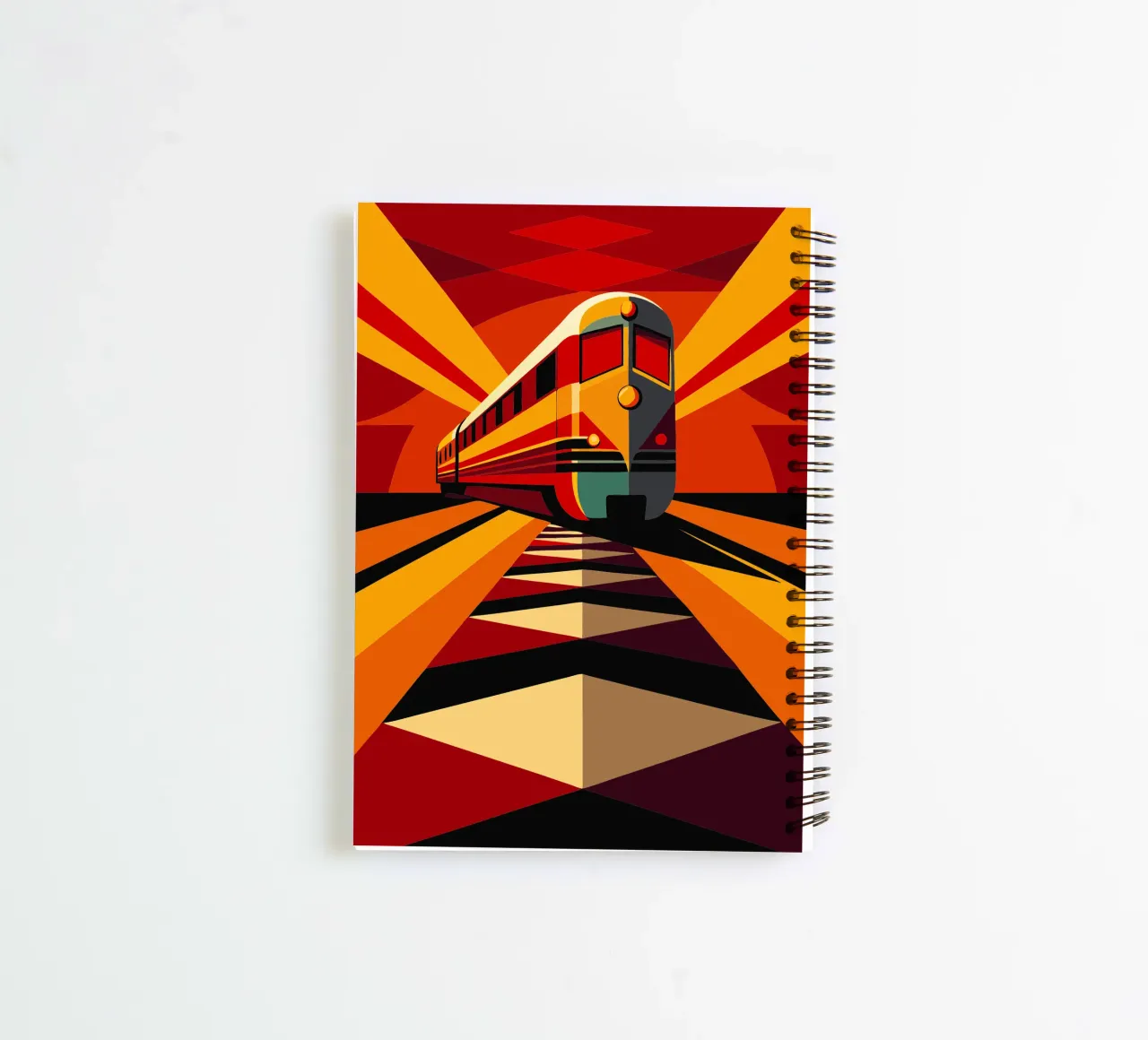 monorail vector spiral notebook by Elfath