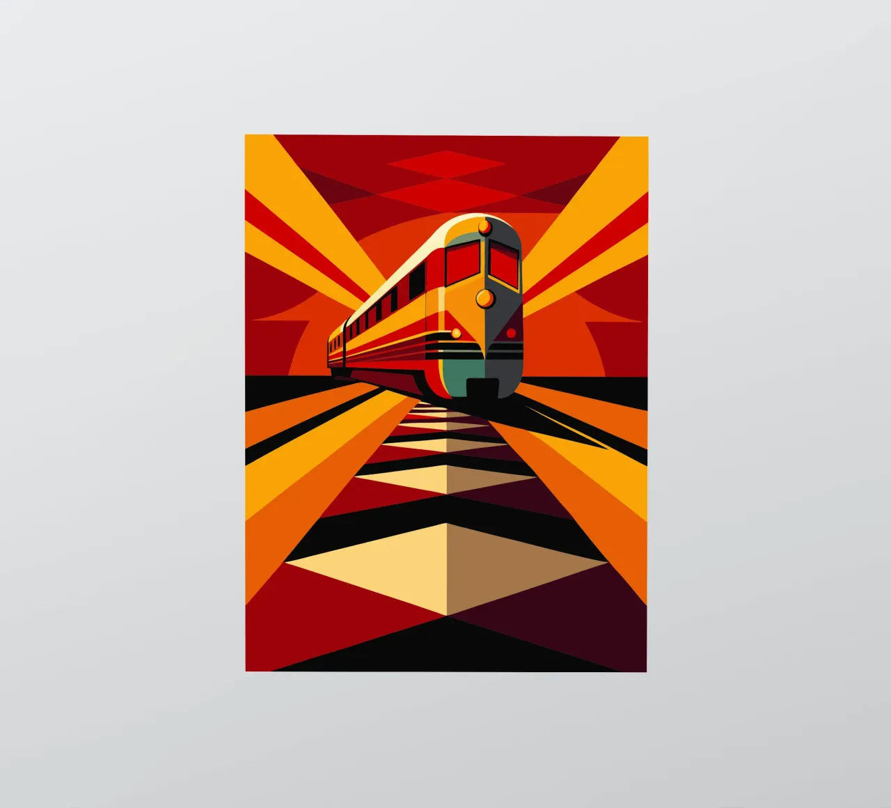 monorail vector sticker by Elfath