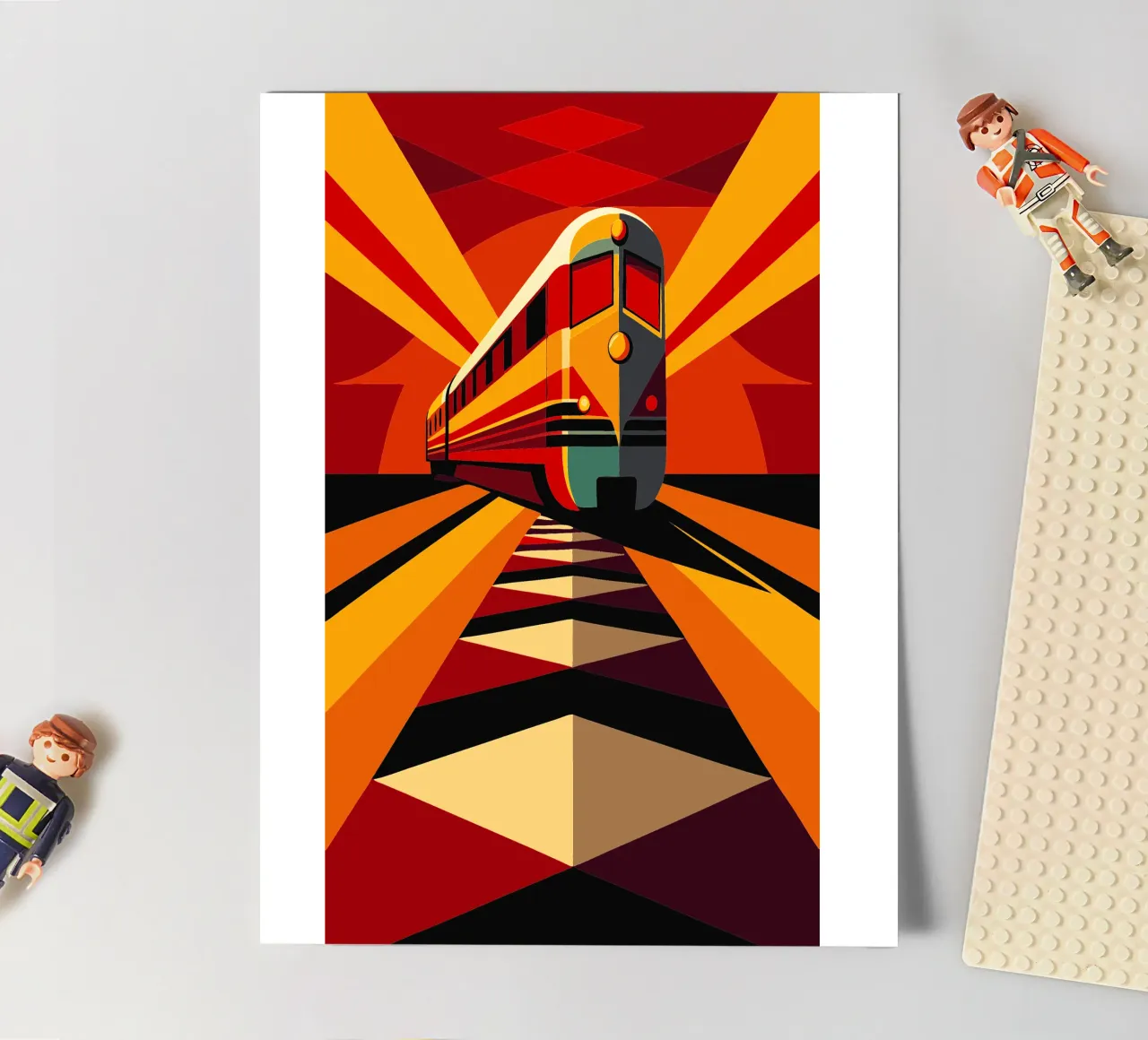 monorail vector sticker sheet by Elfath