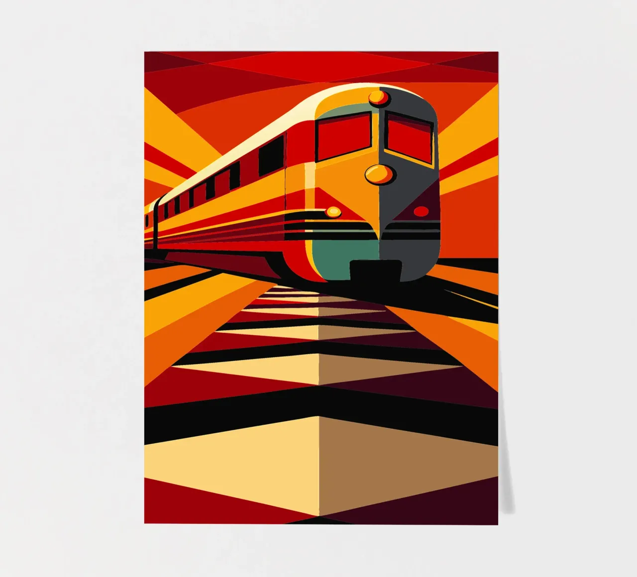 monorail vector sticker sheet by Elfath