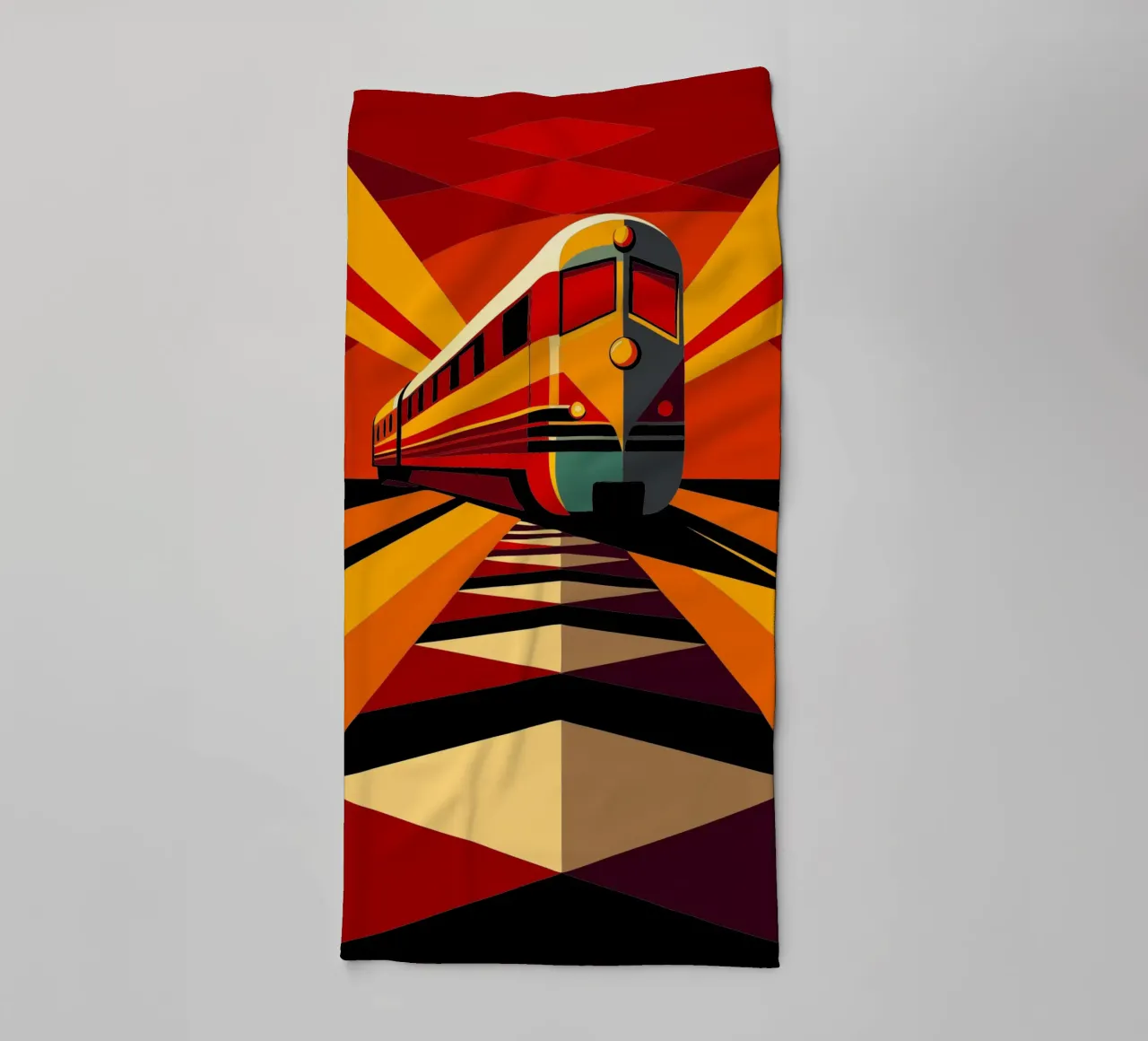 monorail vector towel by Elfath