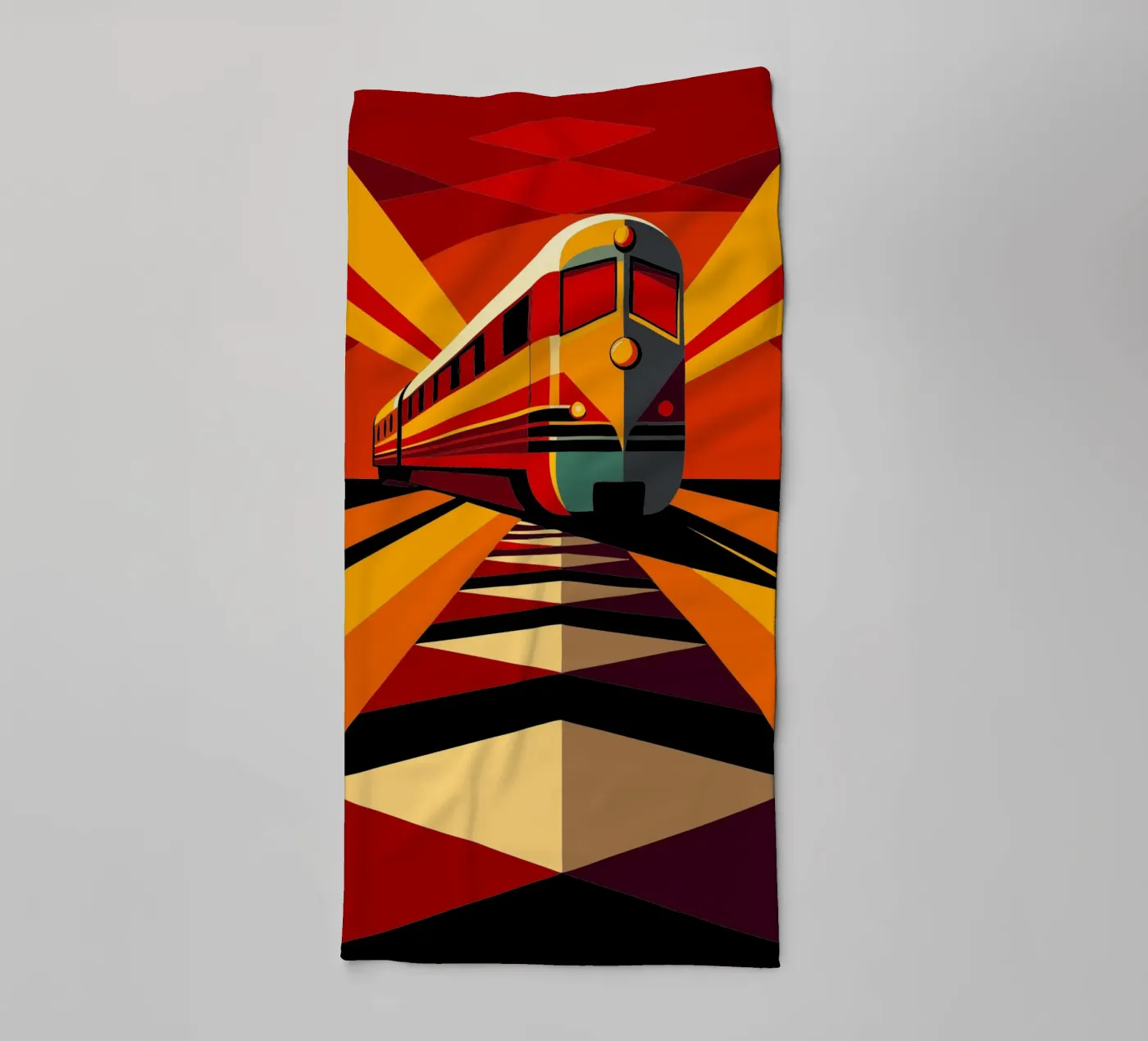 monorail vector badhanddoek van Elfath