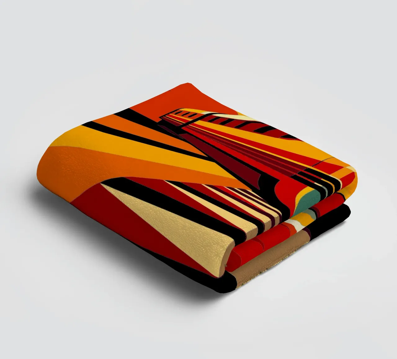 monorail vector towel by Elfath