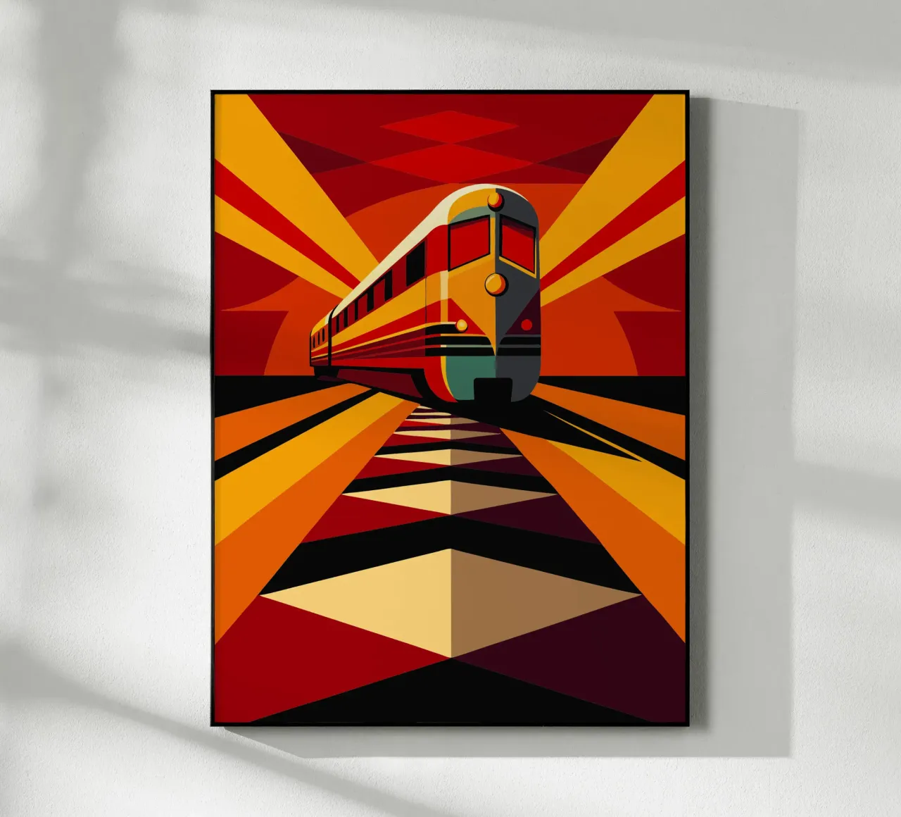 monorail vector acryl van Elfath