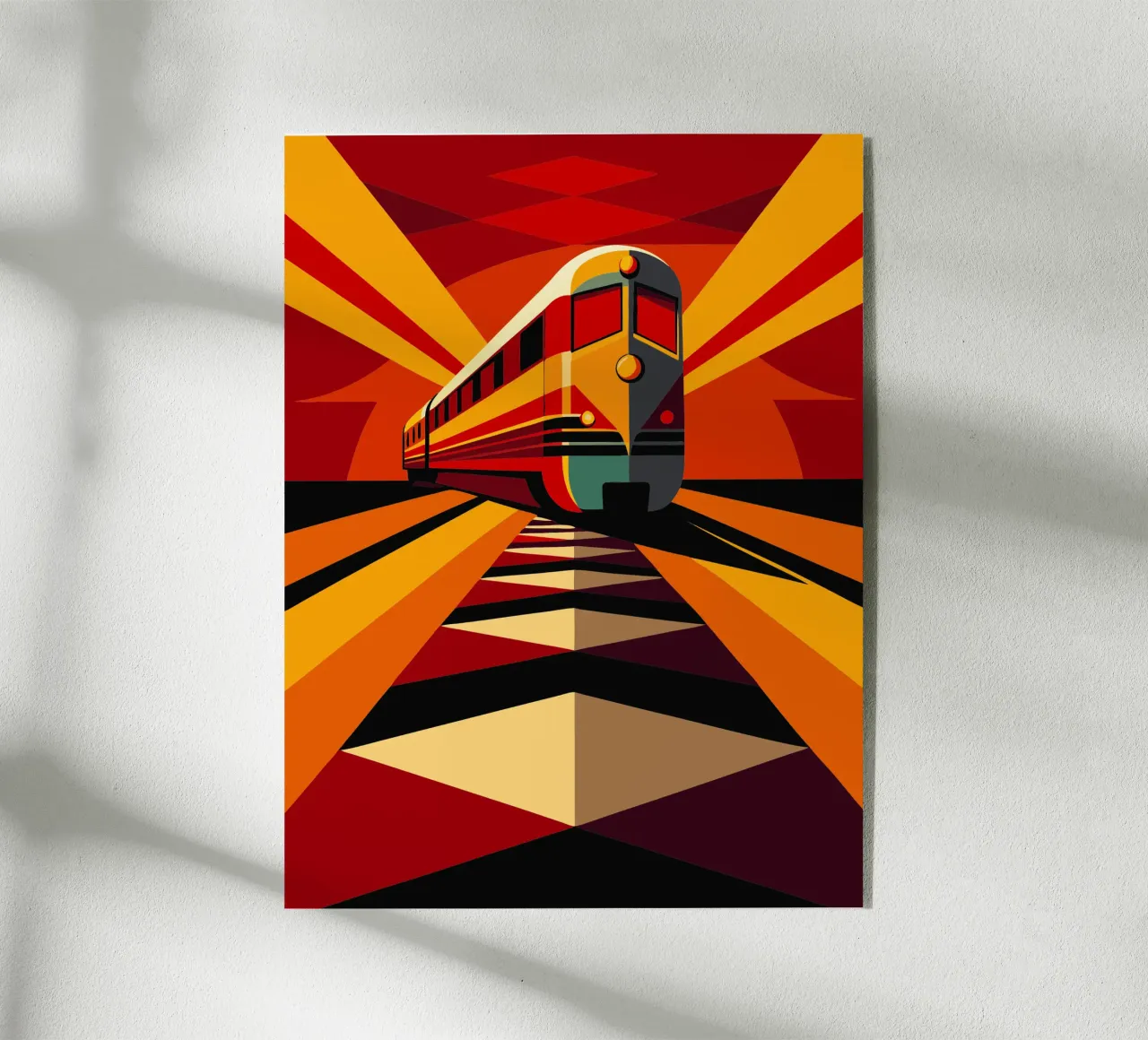 monorail vector acryl van Elfath