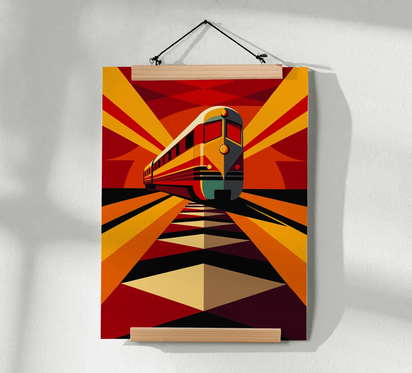 monorail vector poster by Elfath