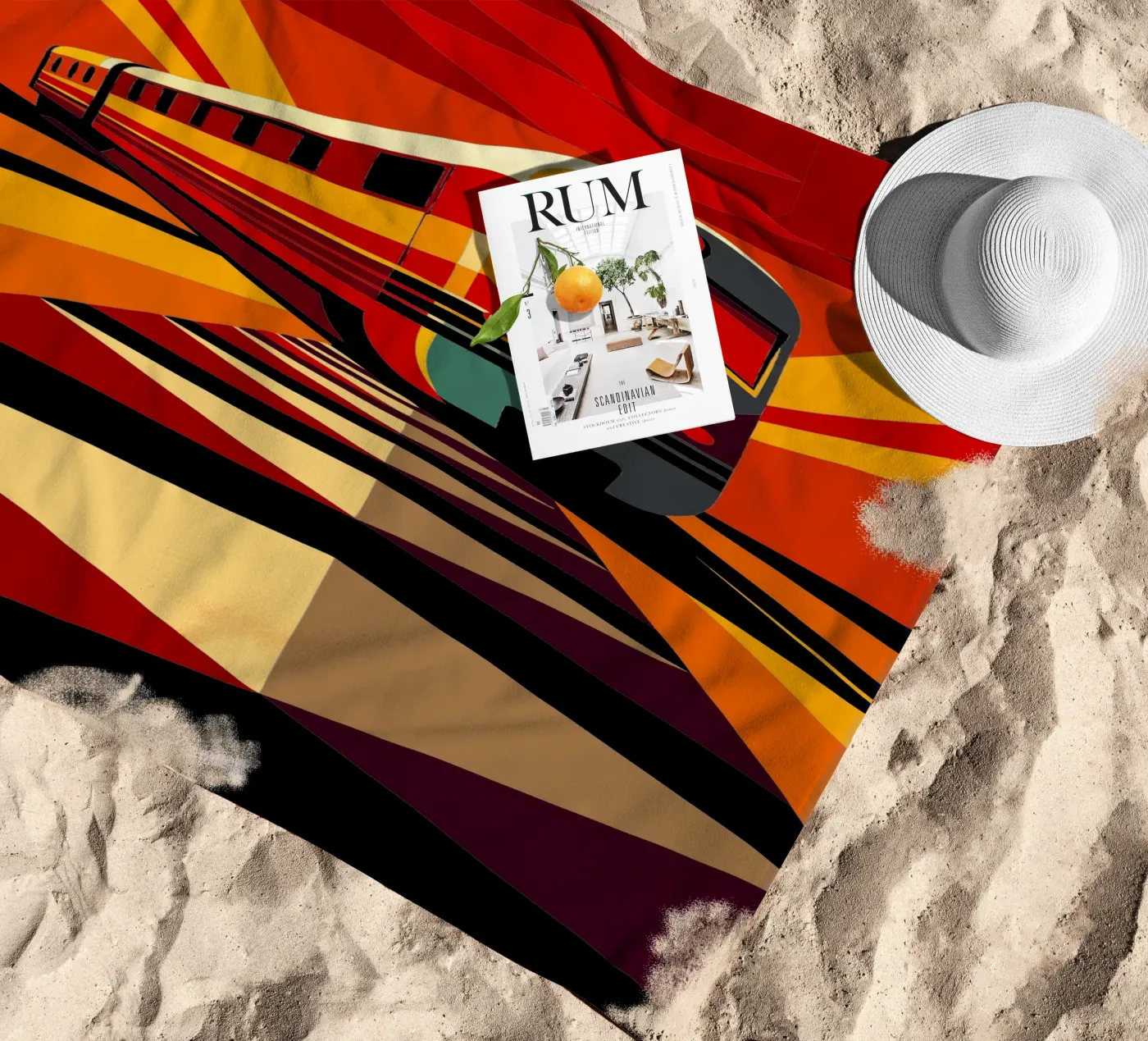 monorail vector serviette de plage de Elfath