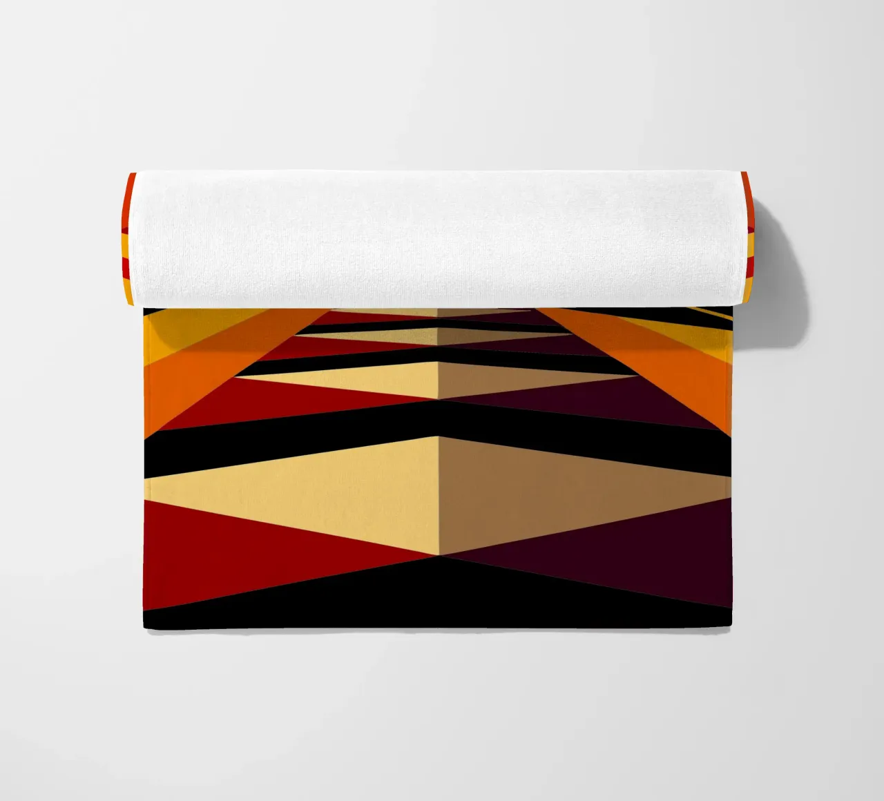 monorail vector beach towel by Elfath