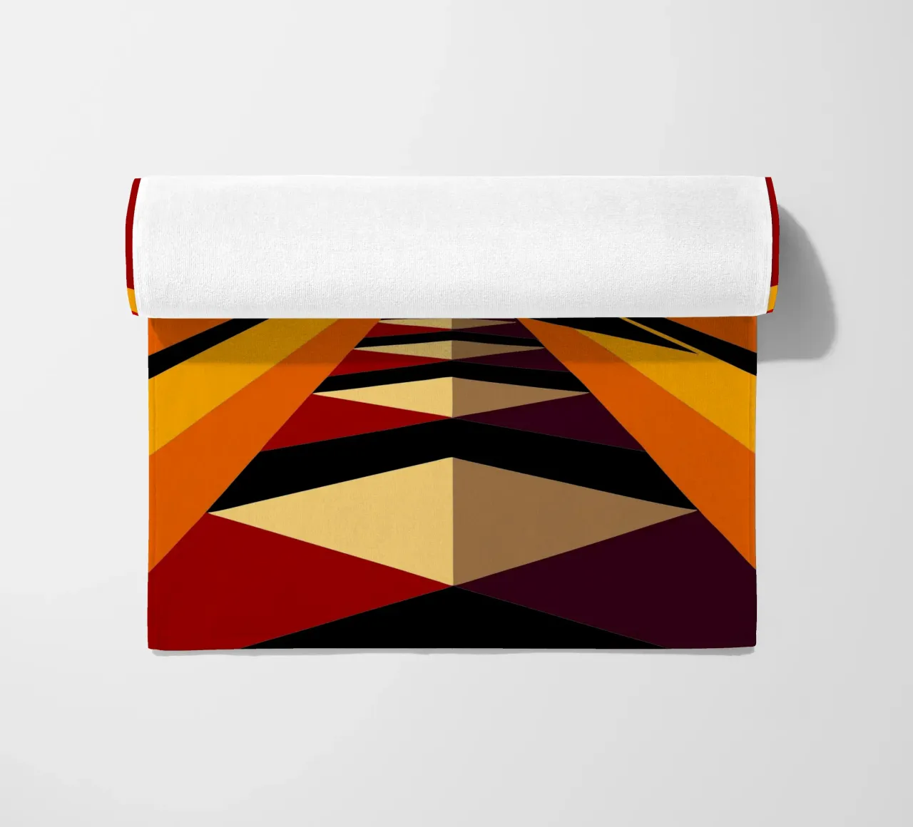 monorail vector beach towel by Elfath