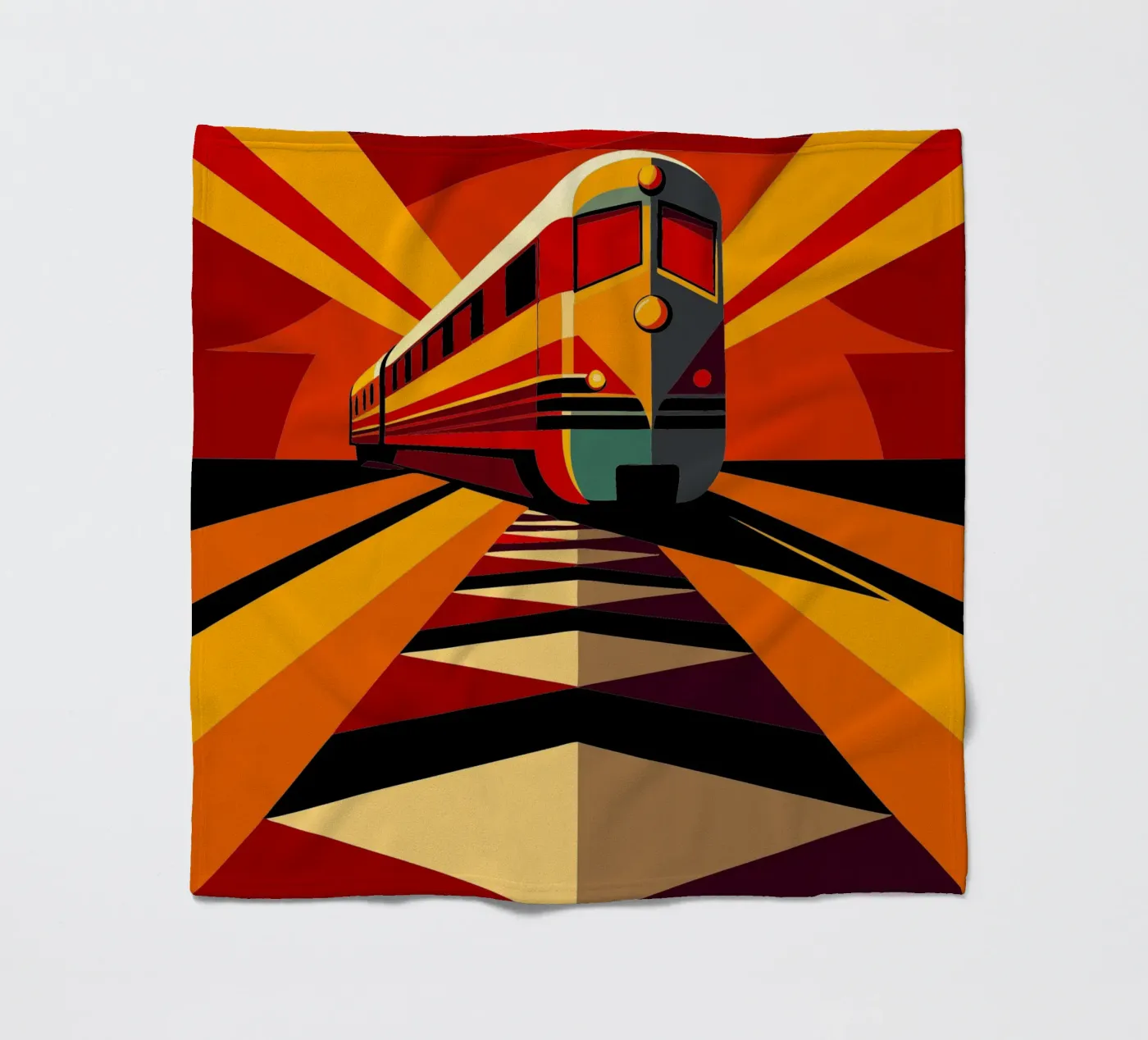 monorail vector fleecedeken van Elfath