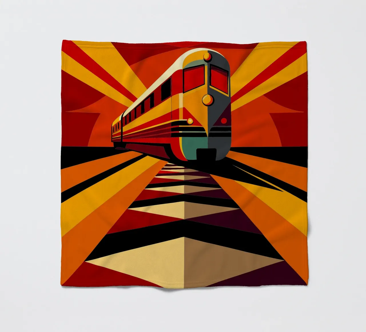 monorail vector fleecedeken van Elfath