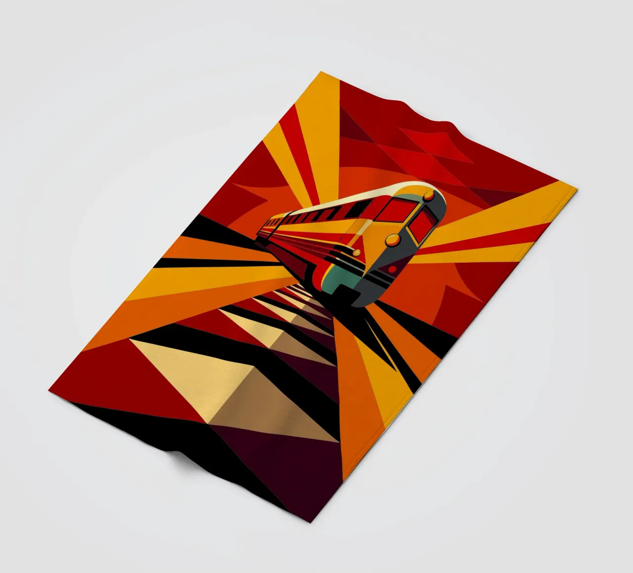 monorail vector fleecedeken van Elfath