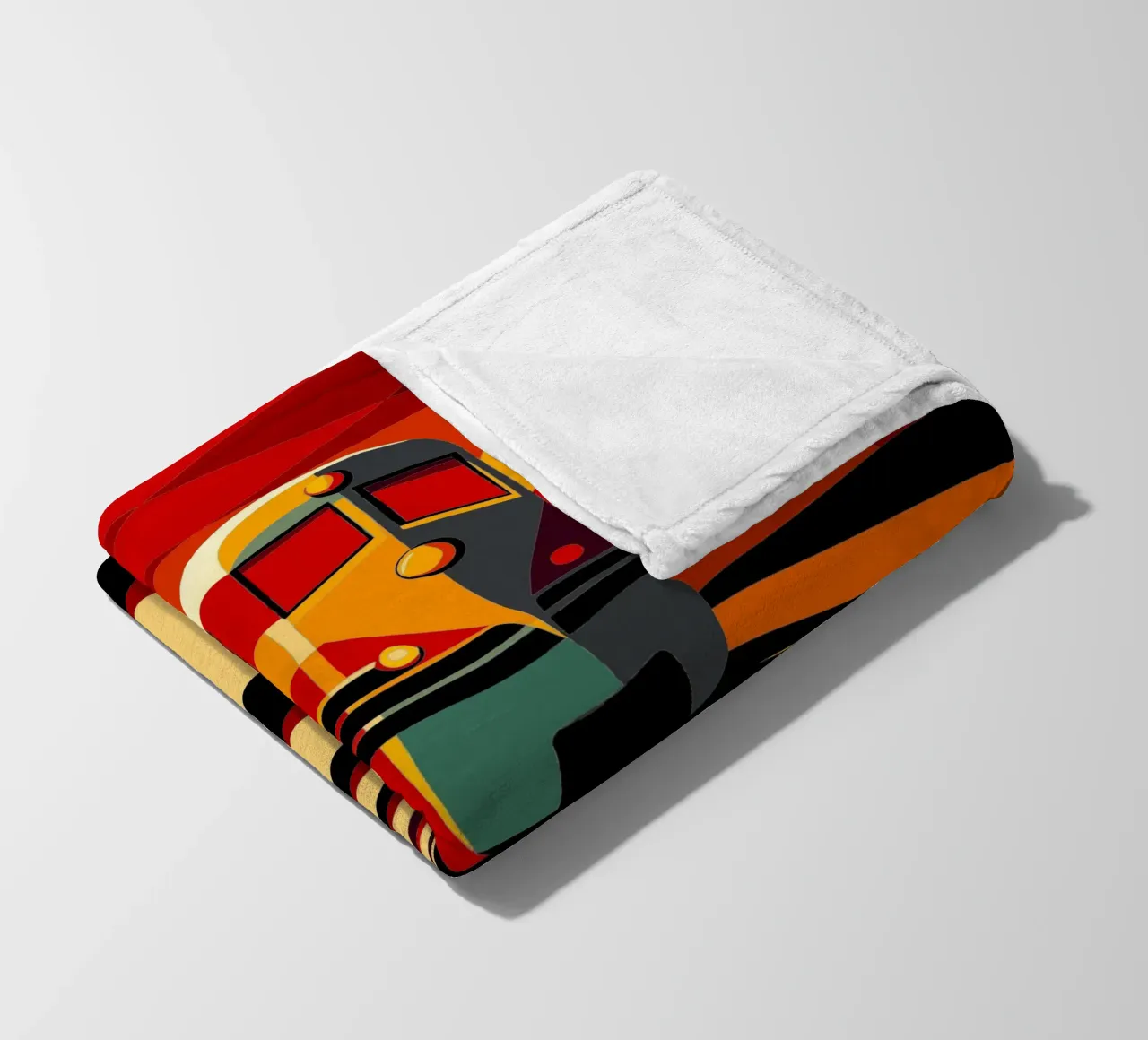 monorail vector fleecedeken van Elfath