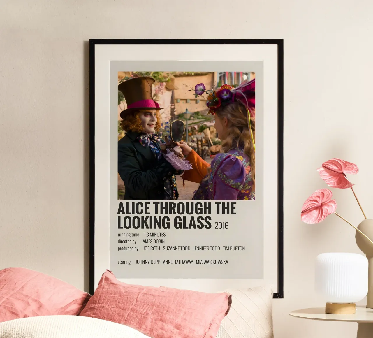 ALICE THROUGH THE LOOKING GLASS 2016 carta hahnemühle da MVFminimalist