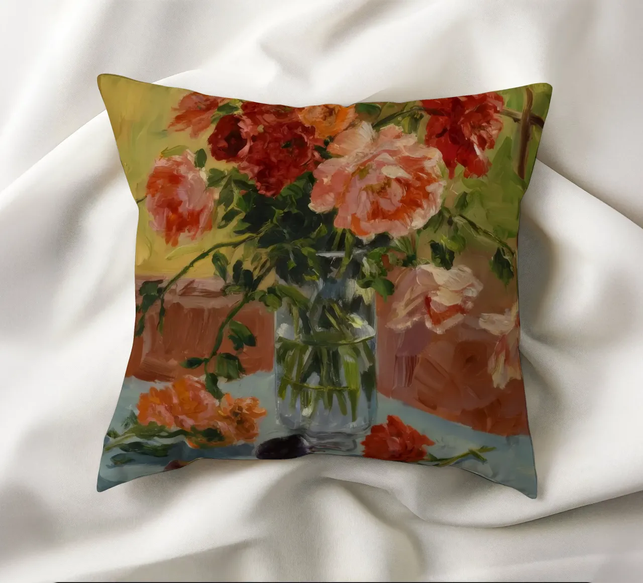 Rosa cremisi Whisper cuscino da Celestial Harmony