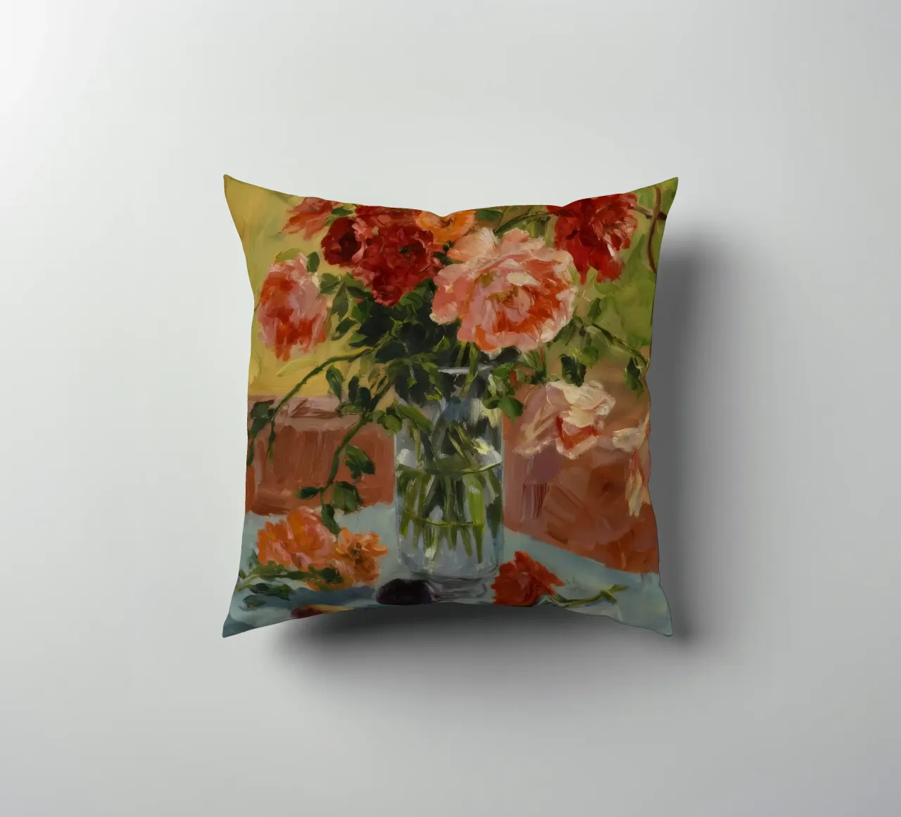 Rosa cremisi Whisper cuscino da Celestial Harmony