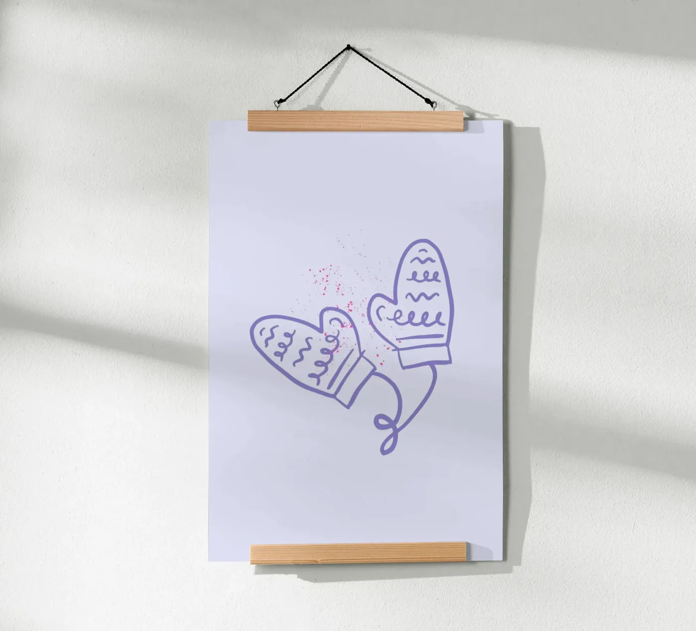 Gloves Poster von KRUTH DESIGN