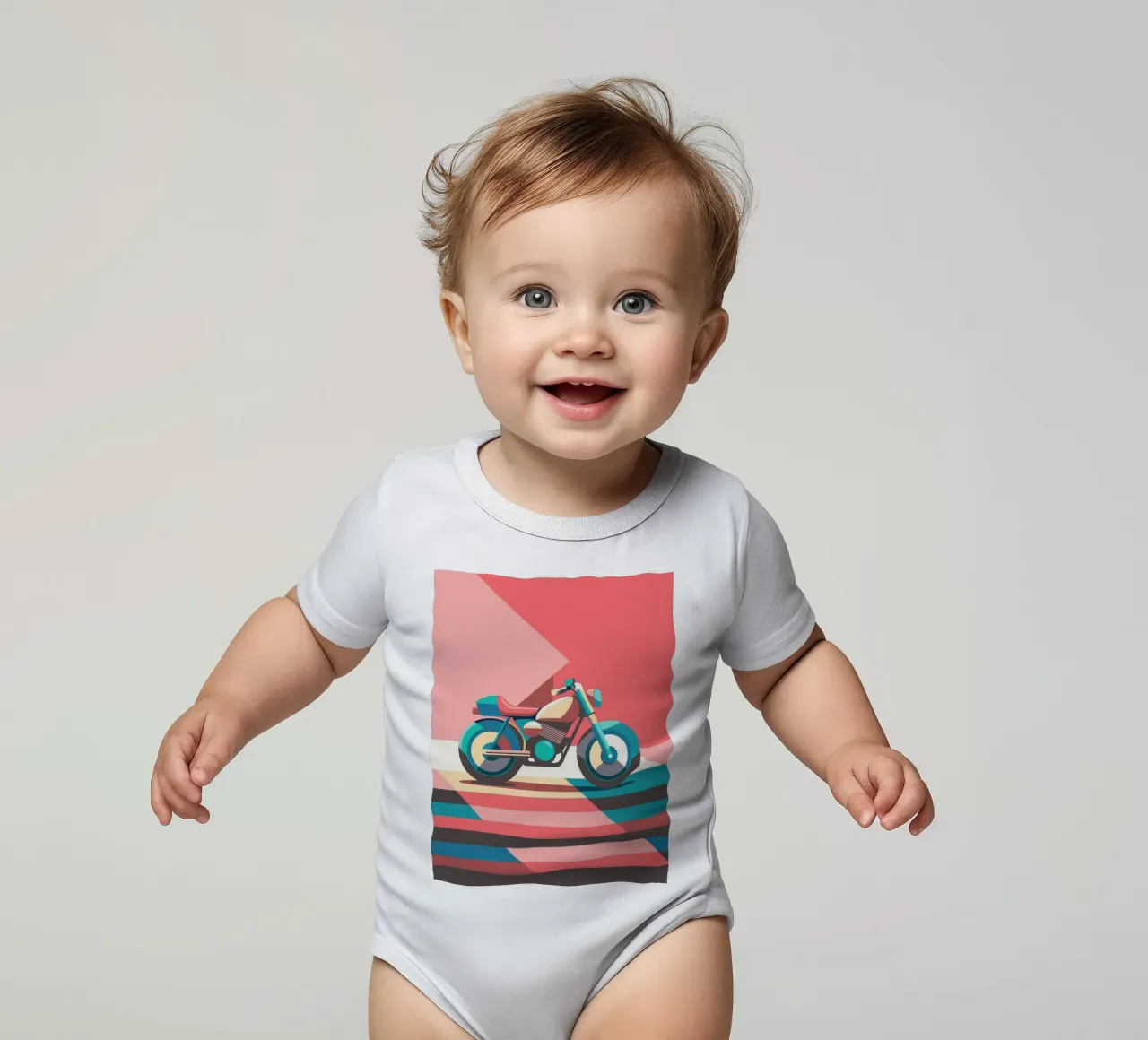 motorrad vektor Kurzarm Babybody von Elfath