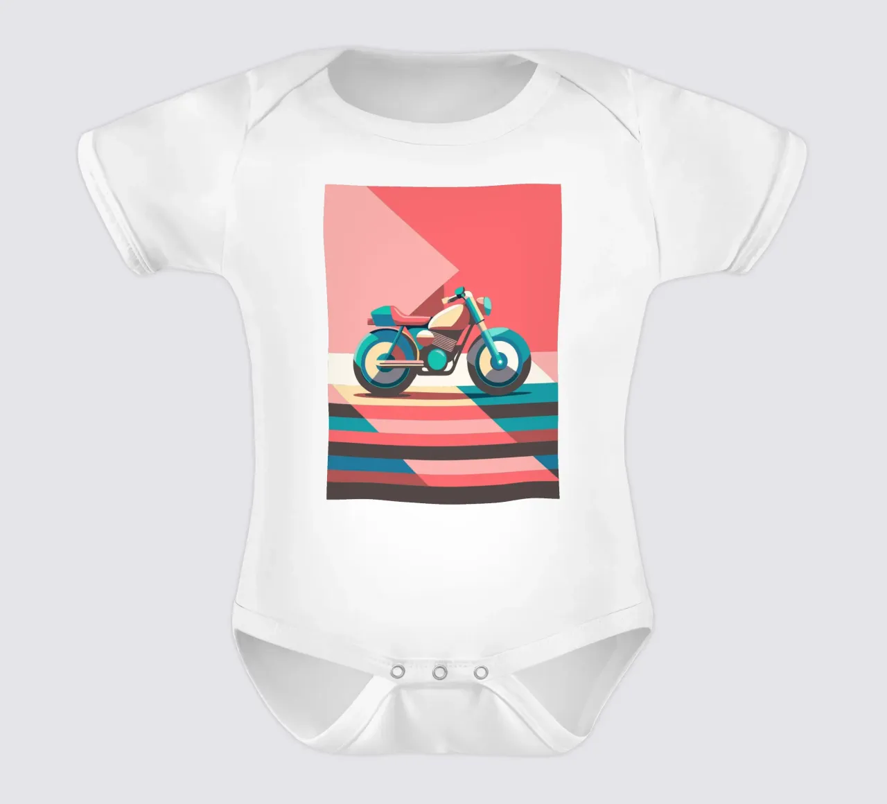 motorrad vektor Kurzarm Babybody von Elfath