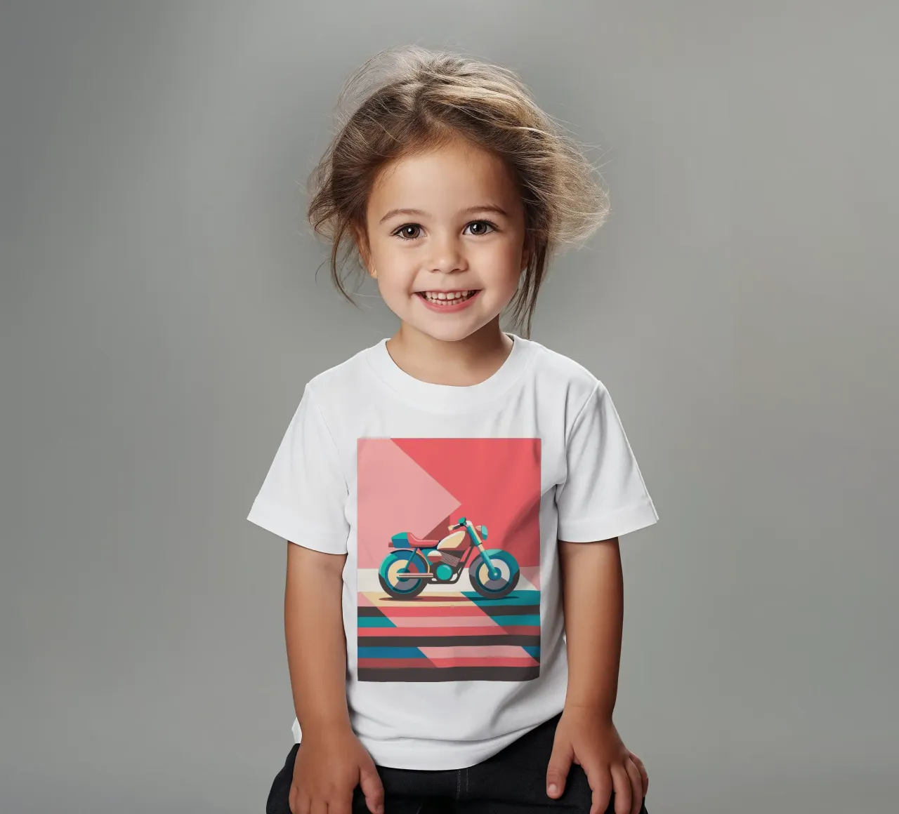 moto vettoriale t-shirt bambini da Elfath