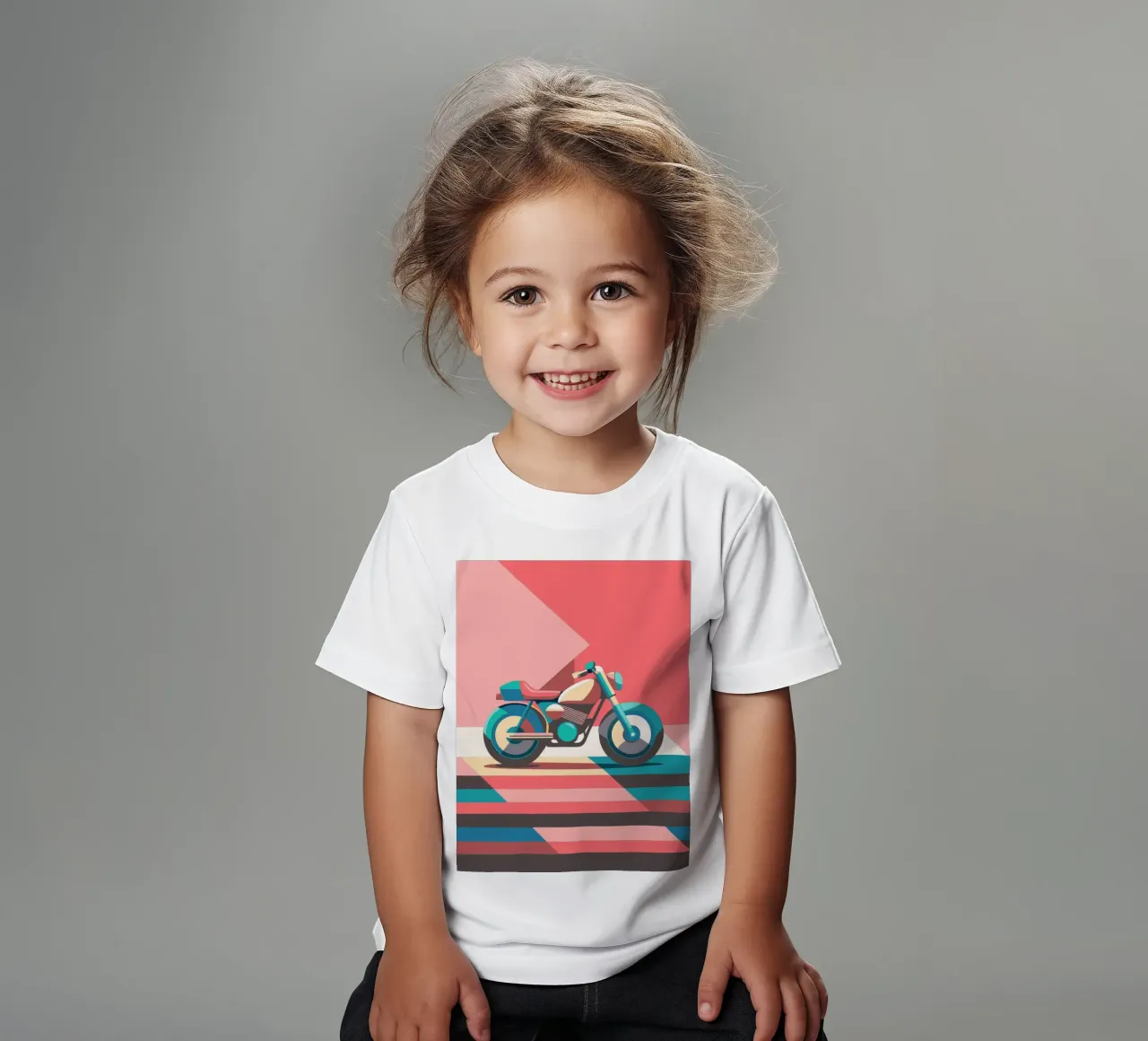 moto vettoriale t-shirt bambini da Elfath