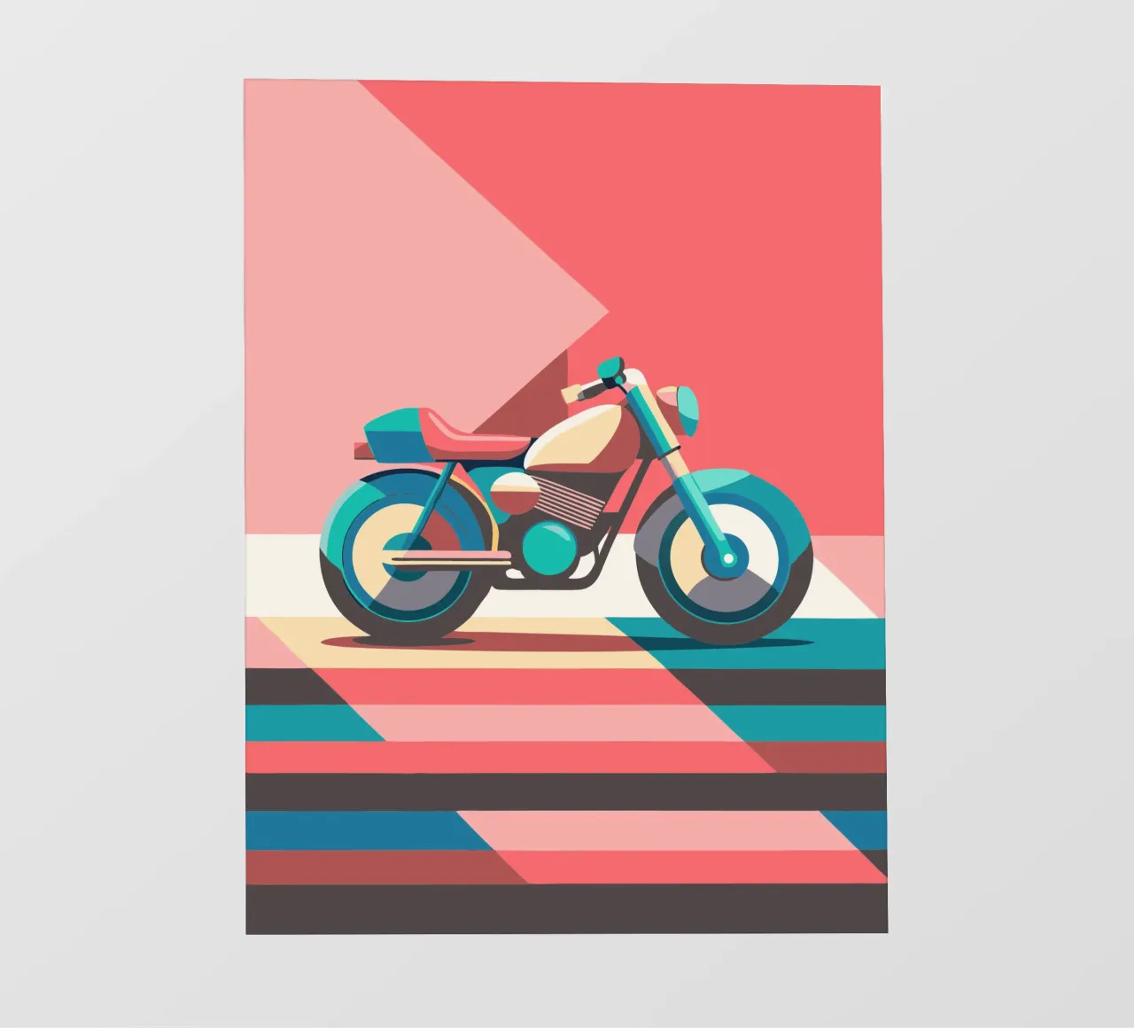 motorfiets vector fotobehang van Elfath