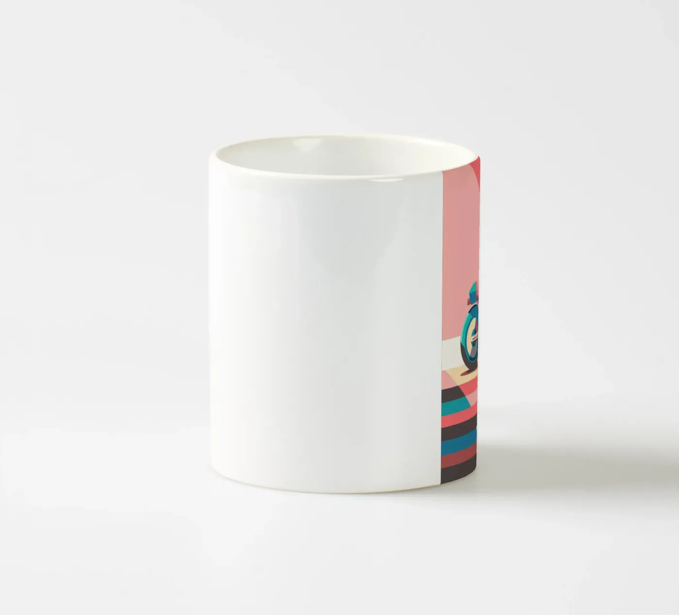 motorcycle vector ceramic mug by Elfath