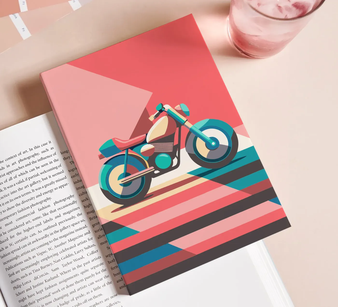 motorcycle vector notebook by Elfath