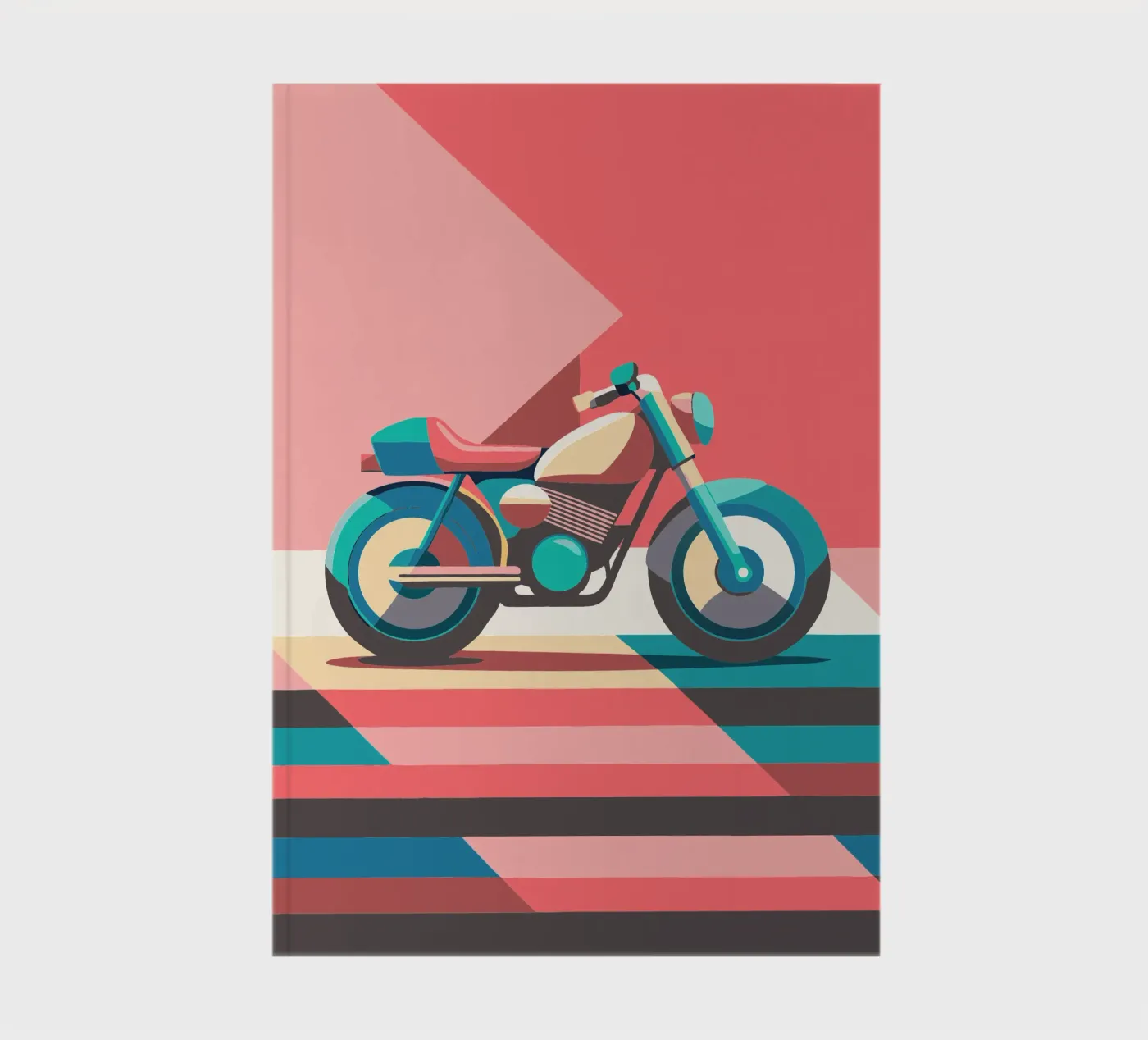 motorcycle vector notebook by Elfath