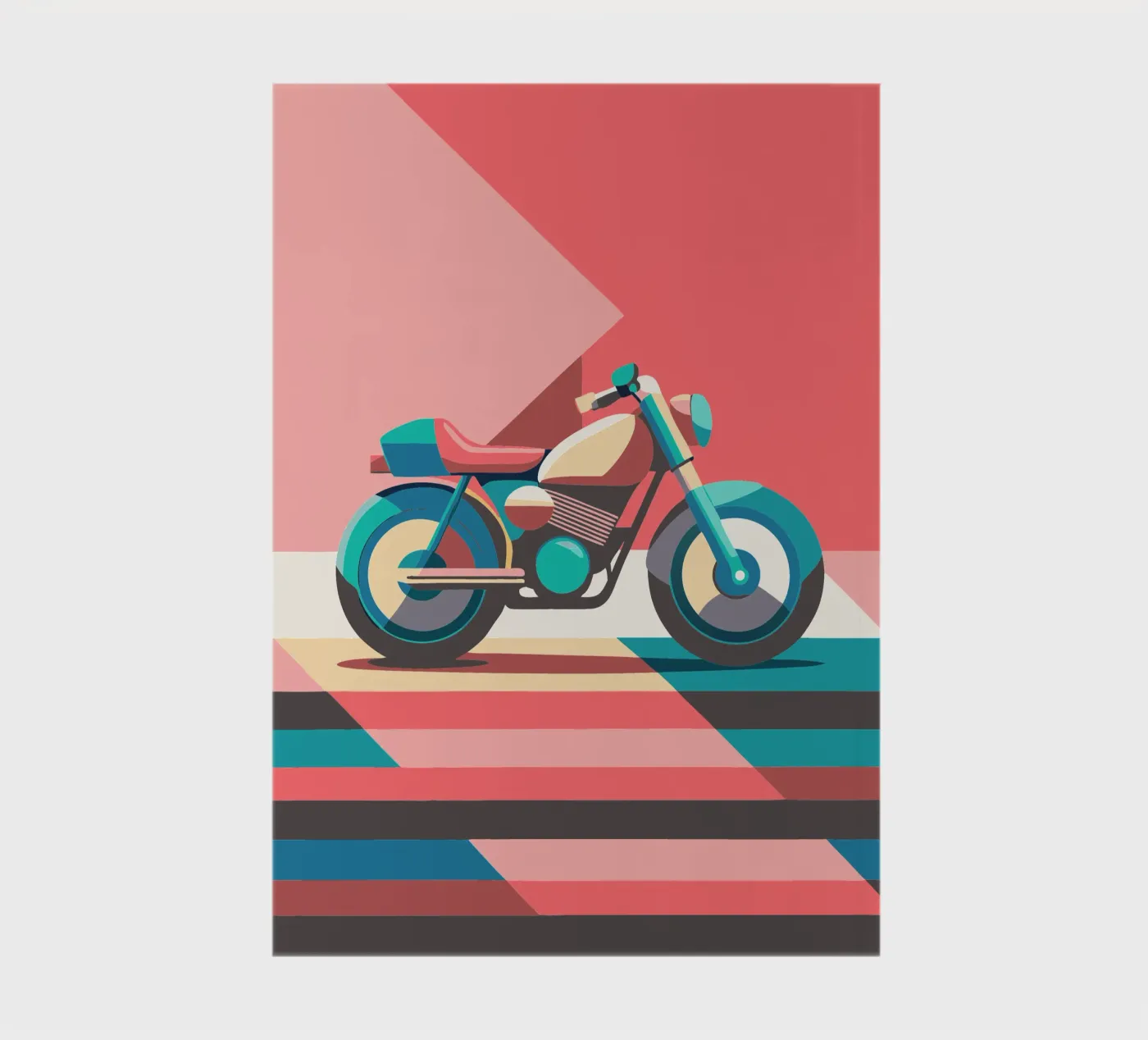 motorcycle vector notebook by Elfath