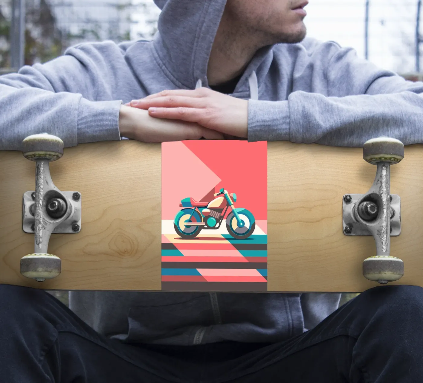 motorcycle vector sticker by Elfath