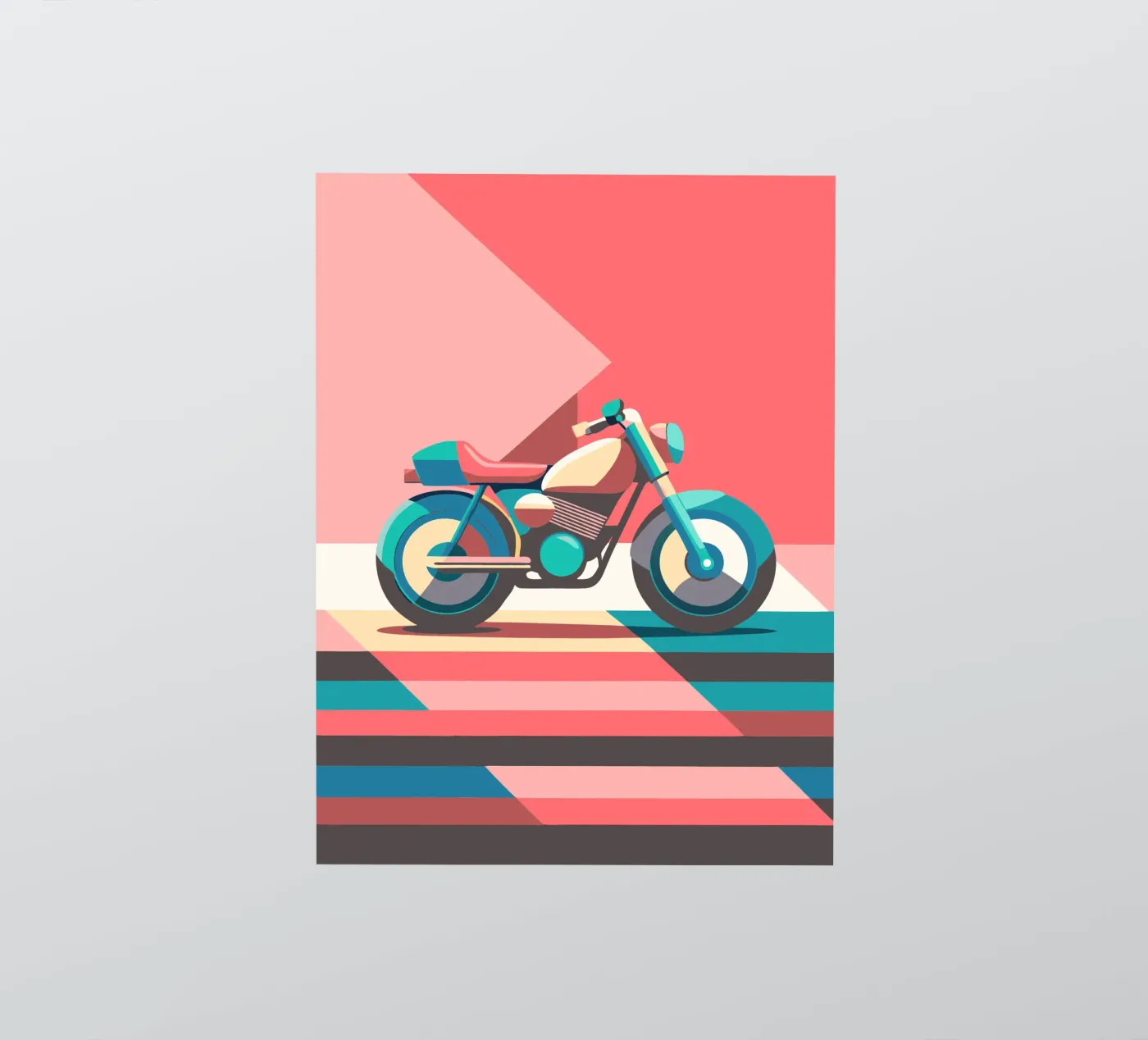 motorcycle vector sticker by Elfath