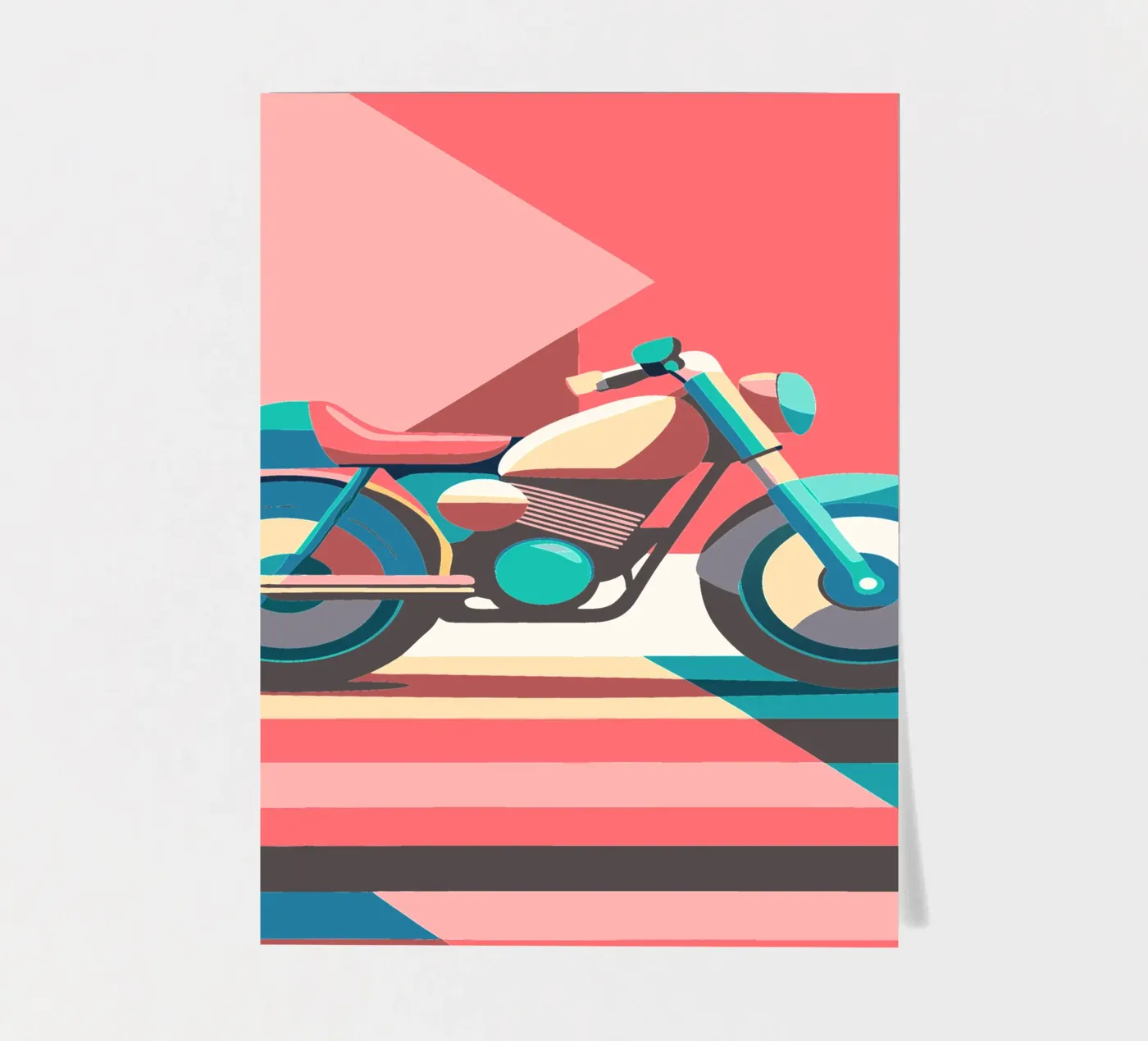 motorfiets vector stickervel van Elfath