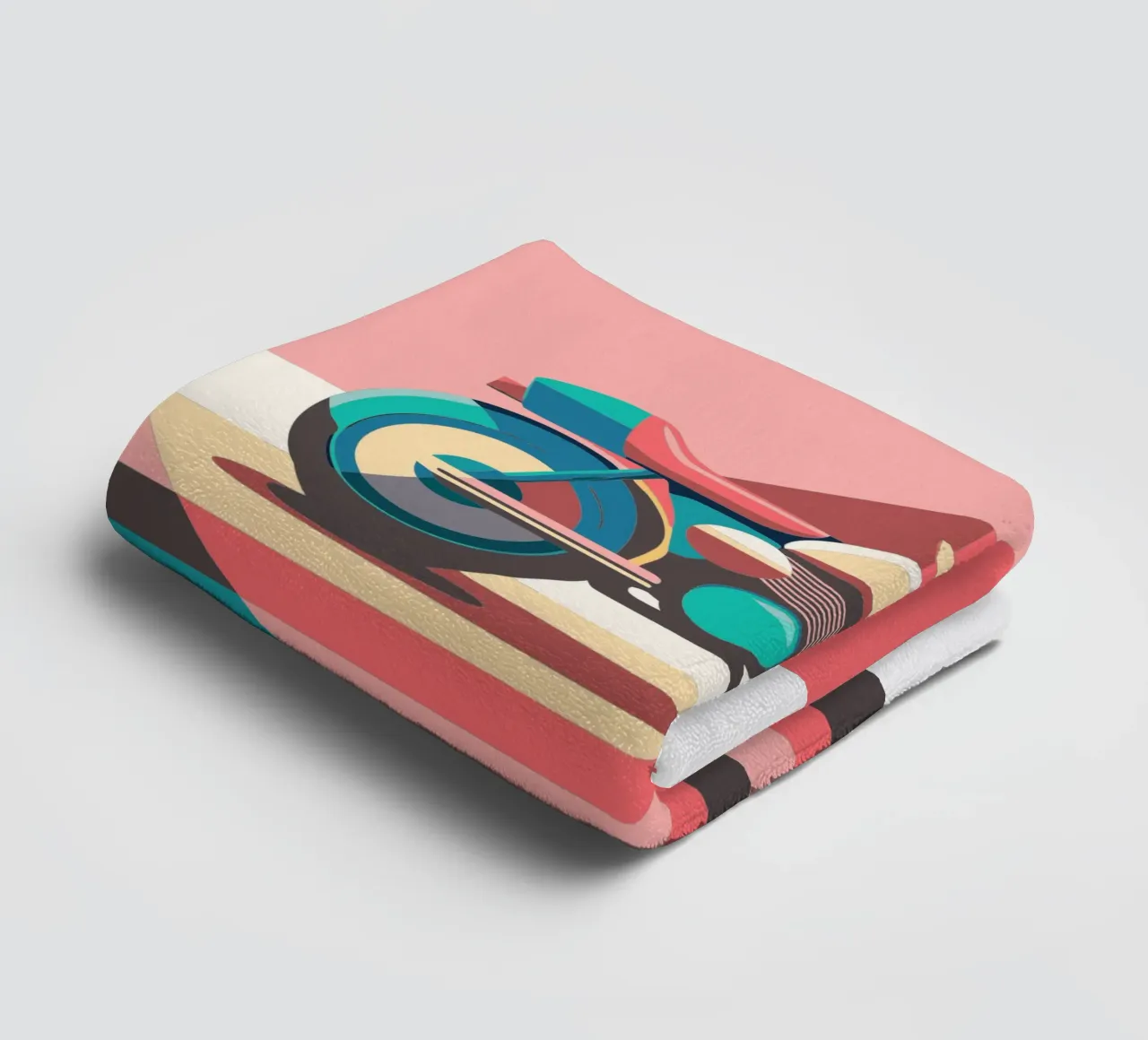 motorfiets vector badhanddoek van Elfath