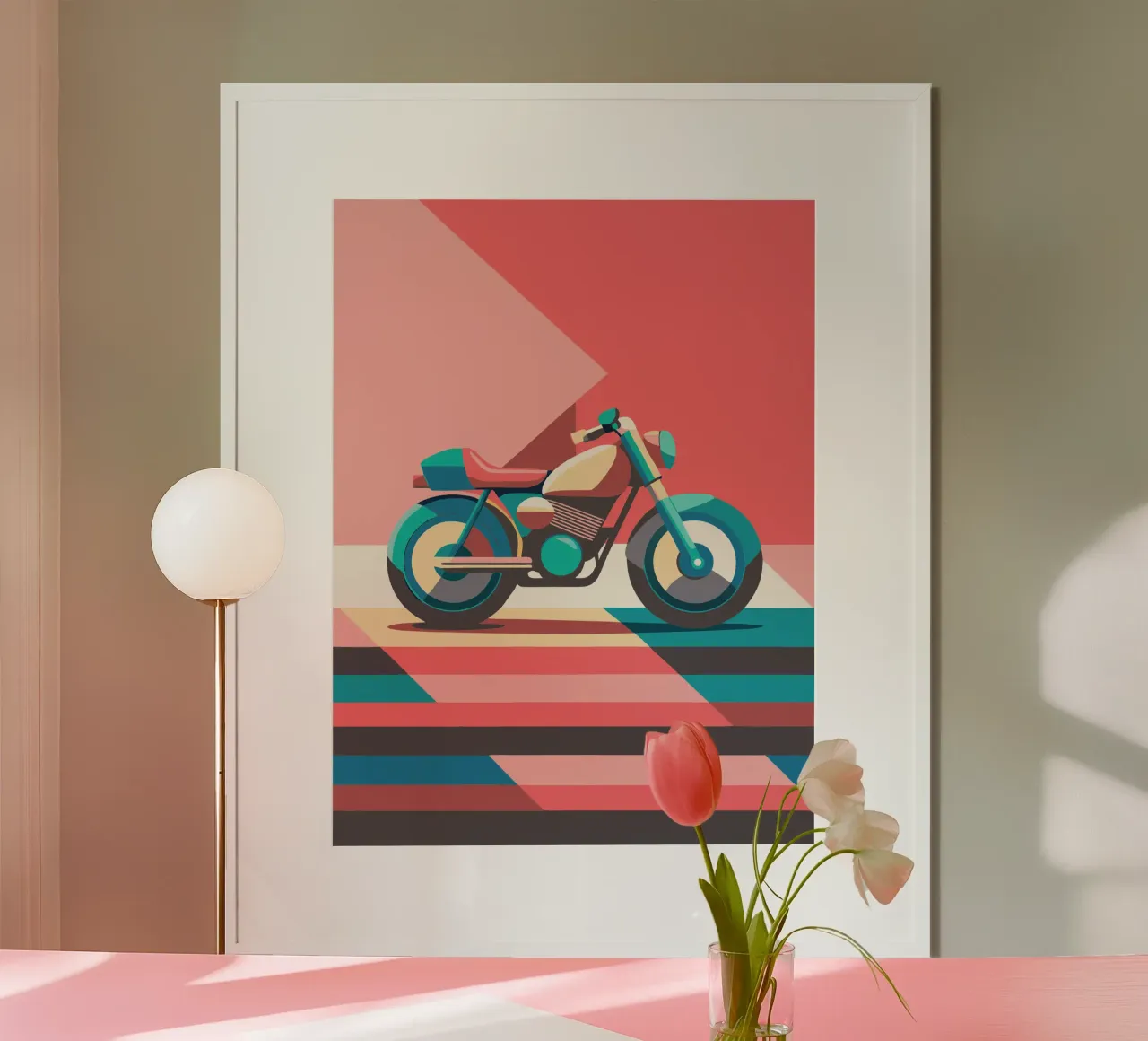 vector motocicleta poster de Elfath