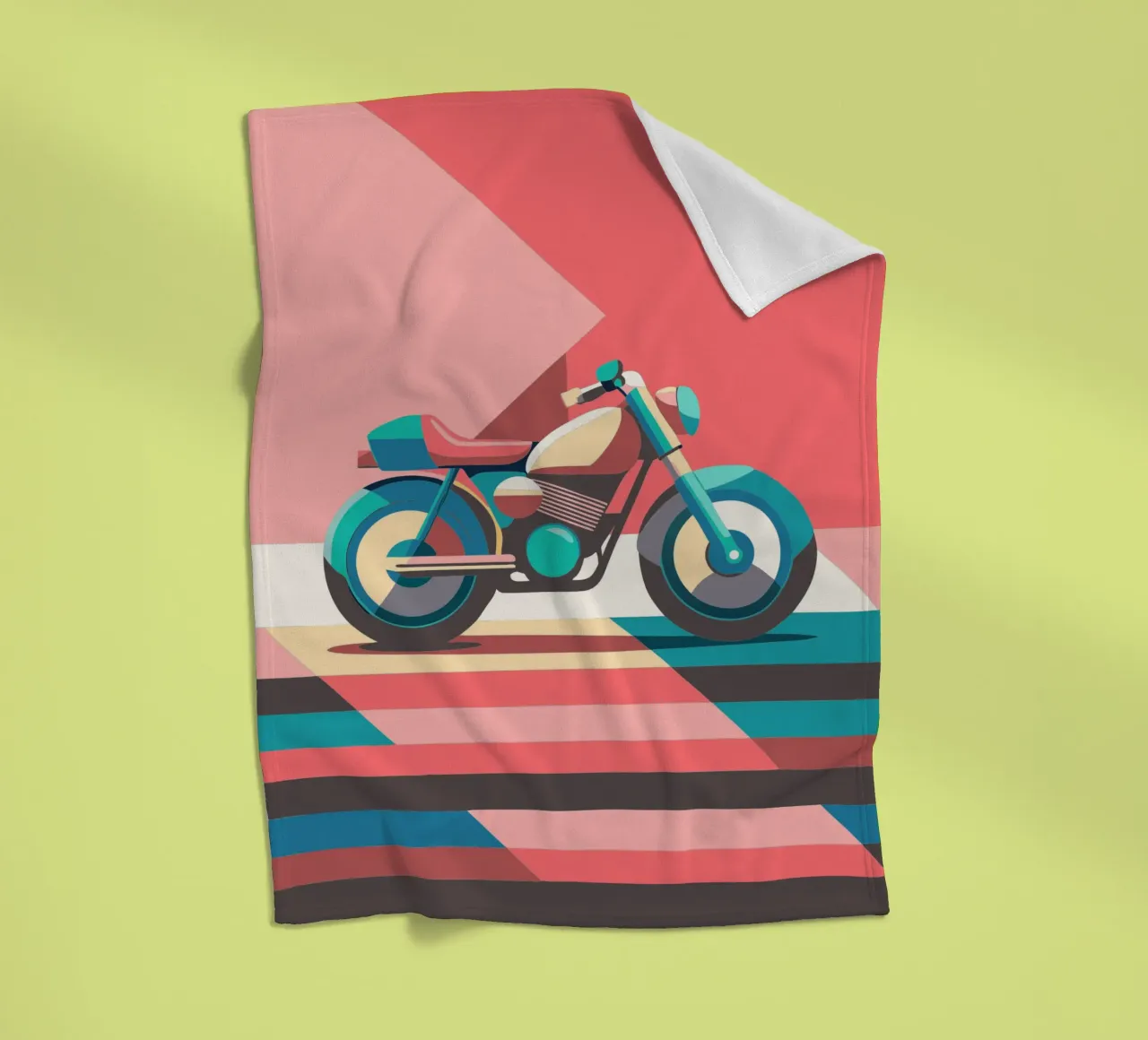 motorcycle vector Fleecedecke von Elfath