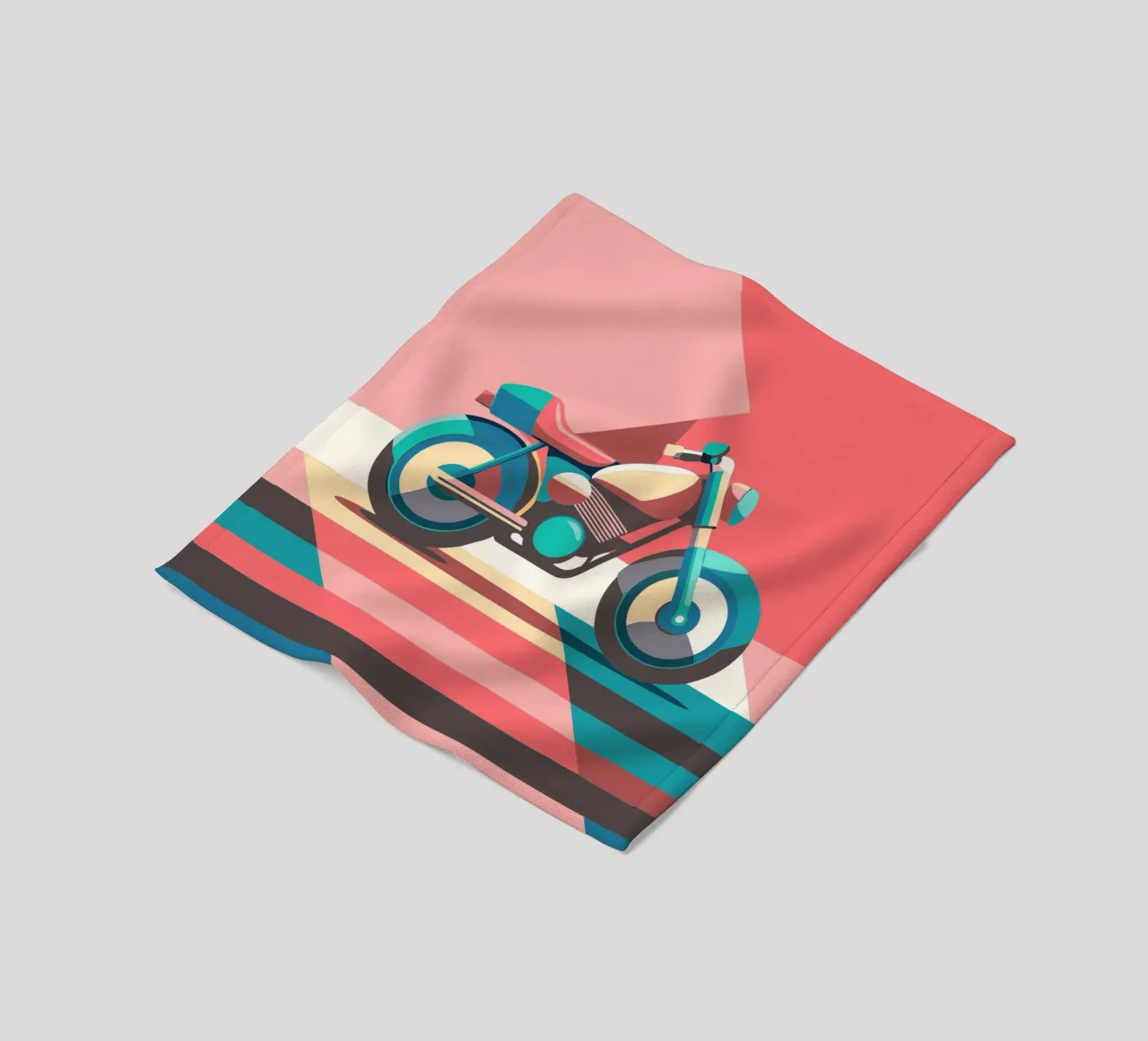 motorcycle vector Fleecedecke von Elfath