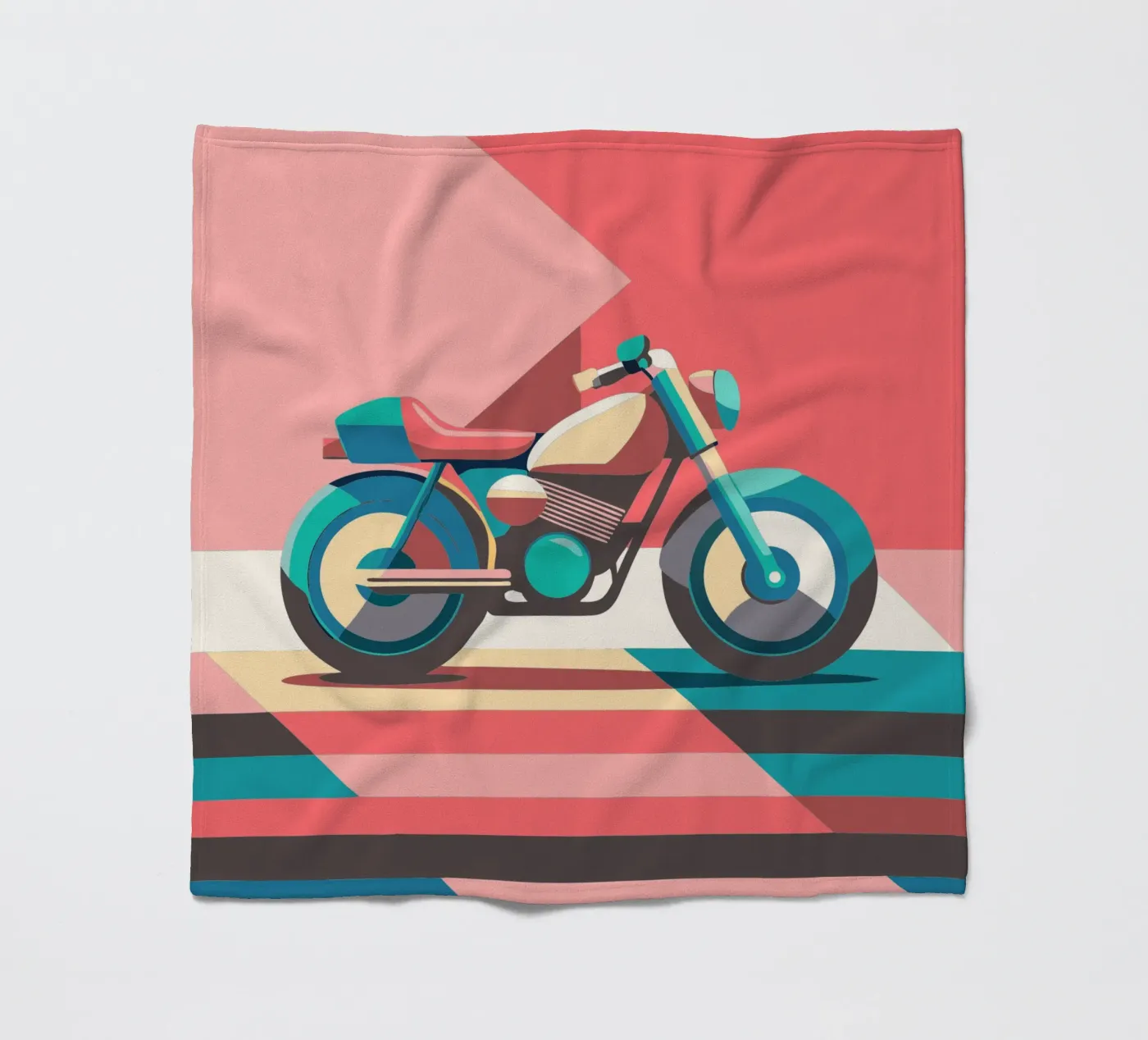 motorcycle vector Fleecedecke von Elfath