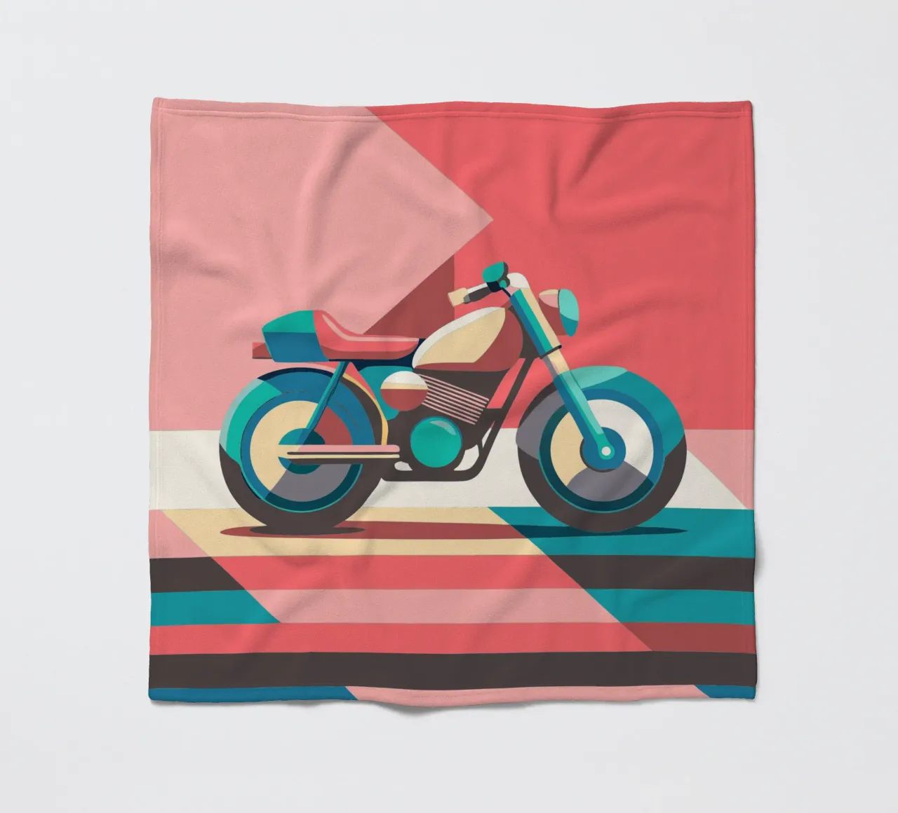 motorcycle vector Fleecedecke von Elfath