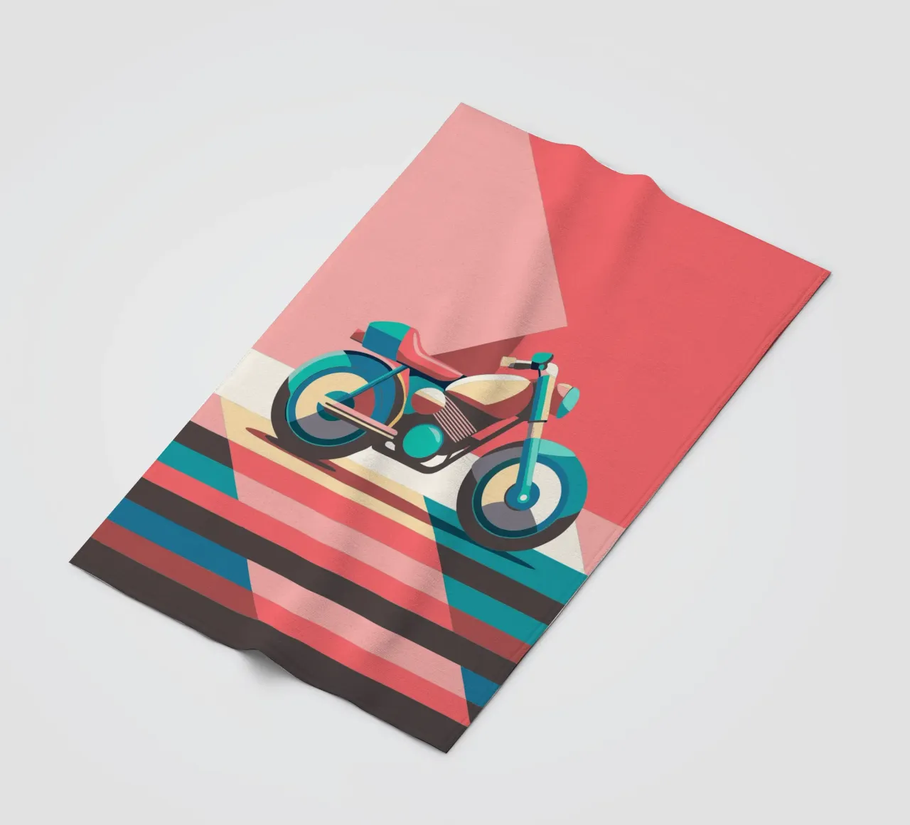 motorcycle vector Fleecedecke von Elfath