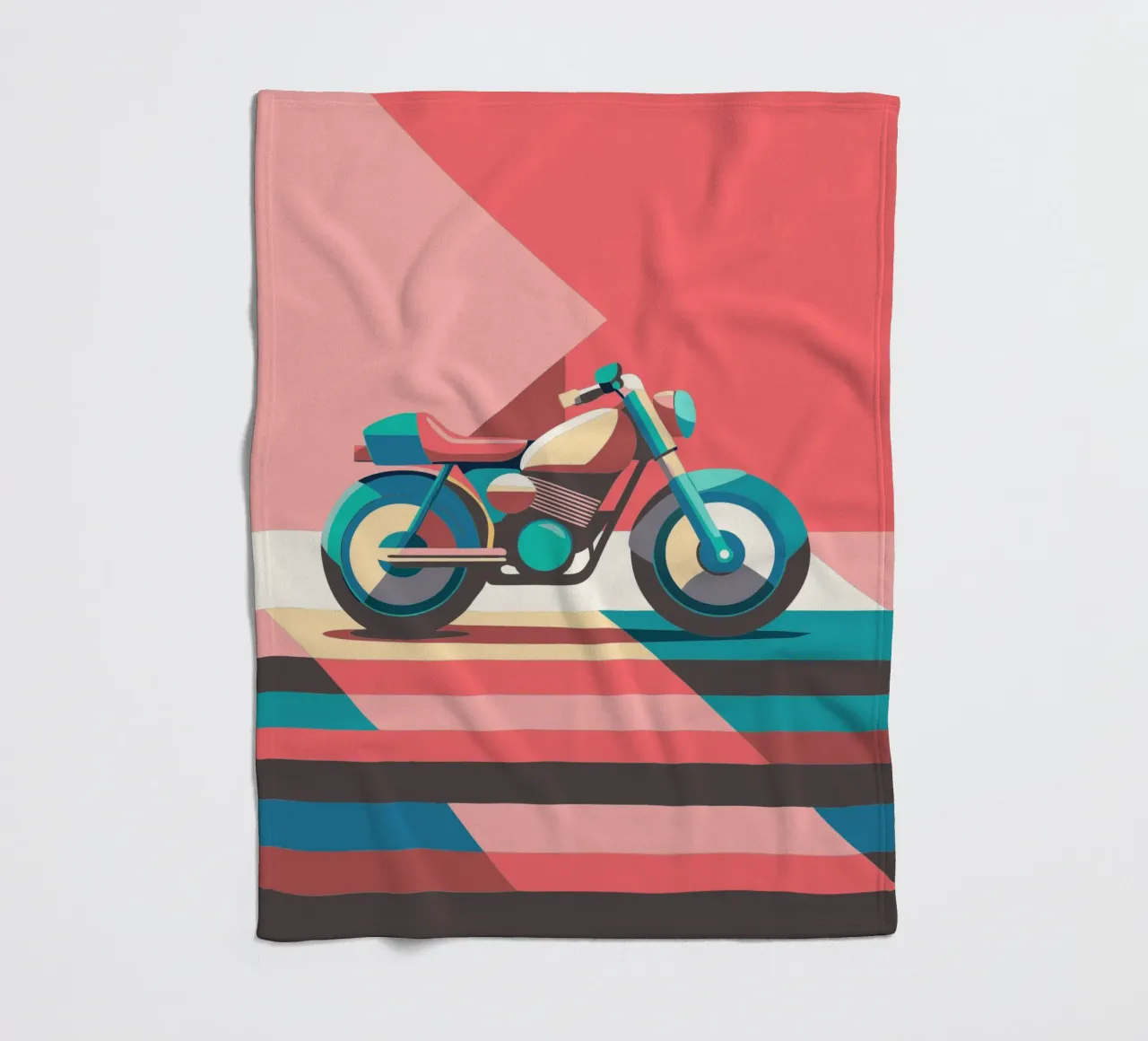 motorcycle vector Fleecedecke von Elfath